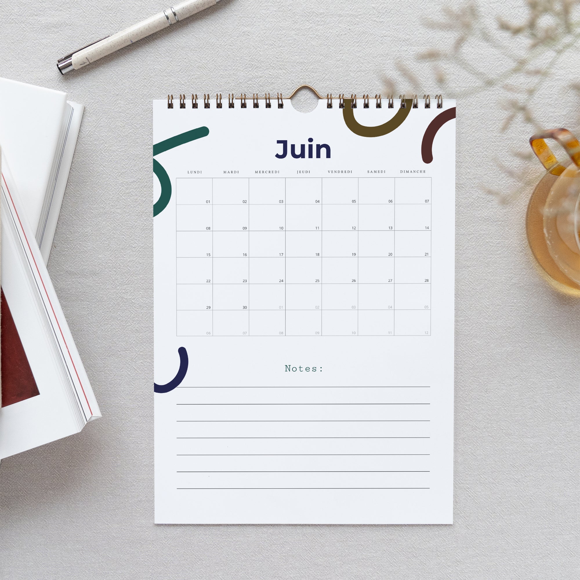 Variations colorées | Vœux professionnels • Calendrier professionnel • A4 photo N° 2