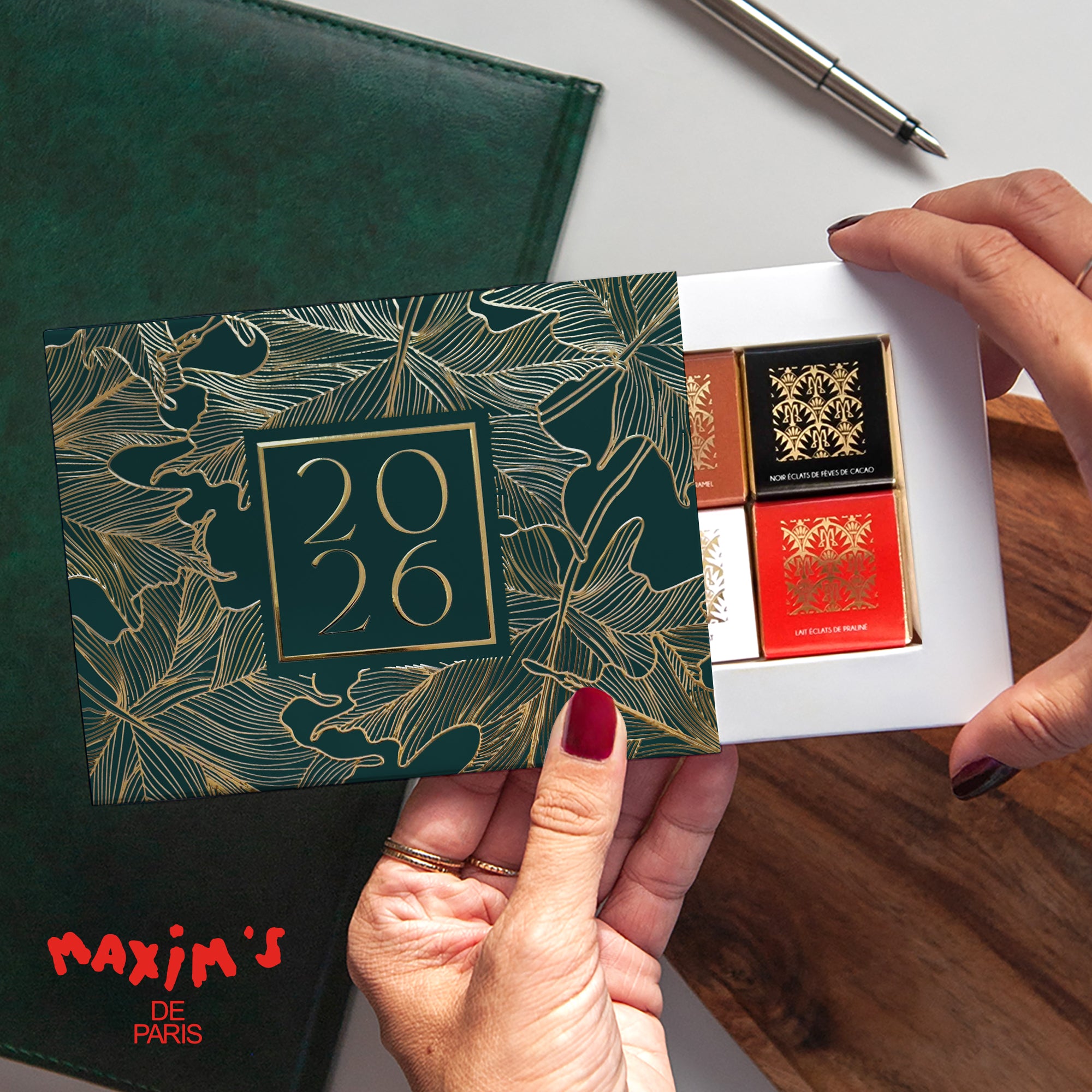 Canopée | Vœux professionnels • Boite chocolat personnalisée • Maxim's de Paris photo N° 1
