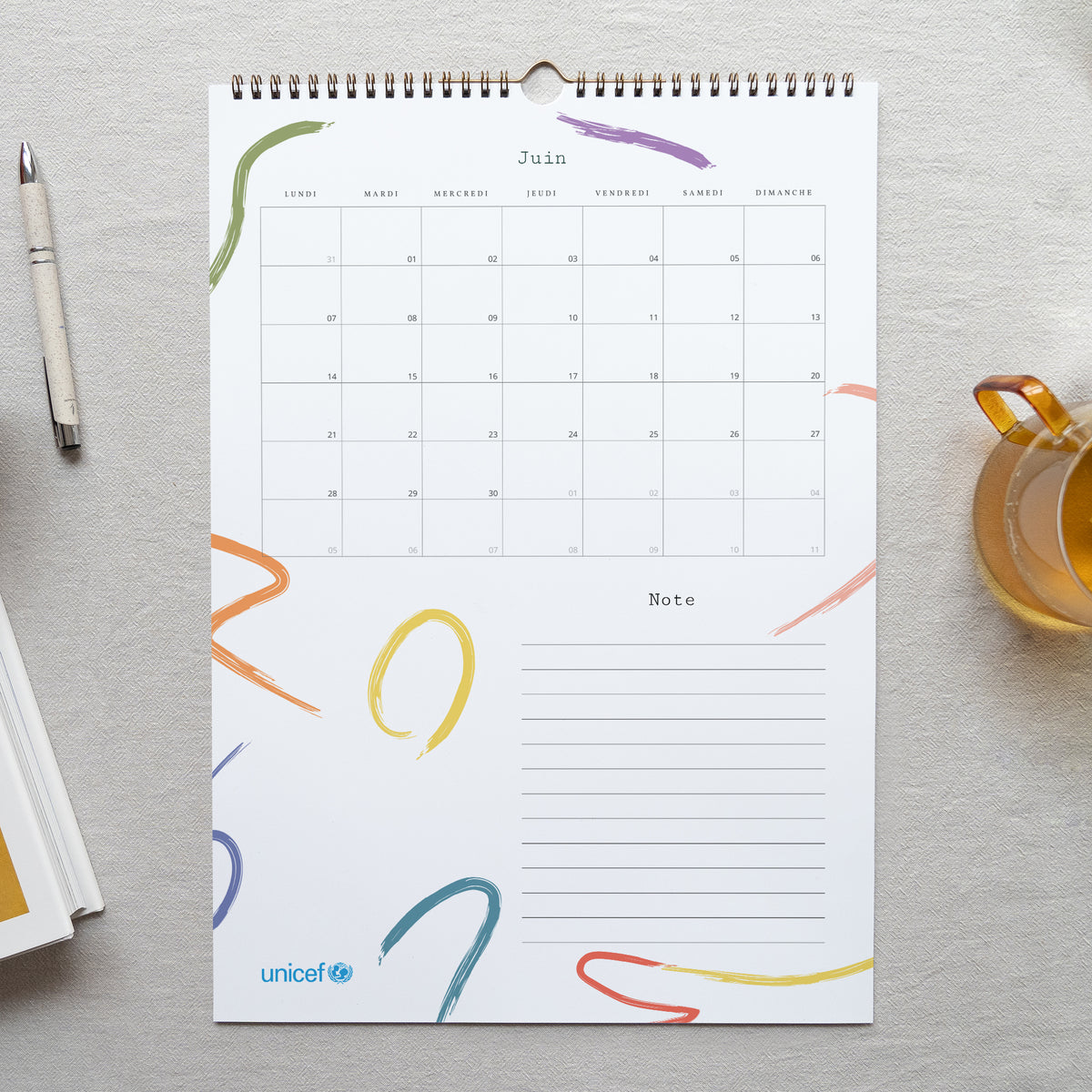 Espoir pour 2027 | Vœux professionnels • Calendrier professionnel • Mural A3 photo N° 2