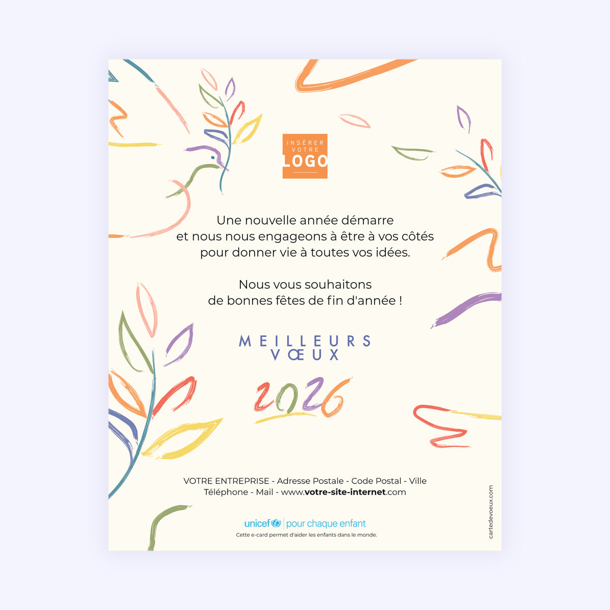 Espoir pour 2026 | Vœux professionnels • Carte virtuelle • eCard Image photo N° 1