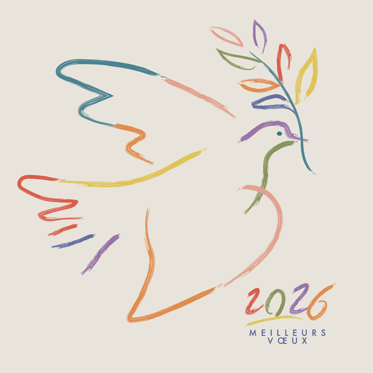 Espoir pour 2026 | Vœux professionnels • Carte virtuelle • eCard Vidéo photo N° 1