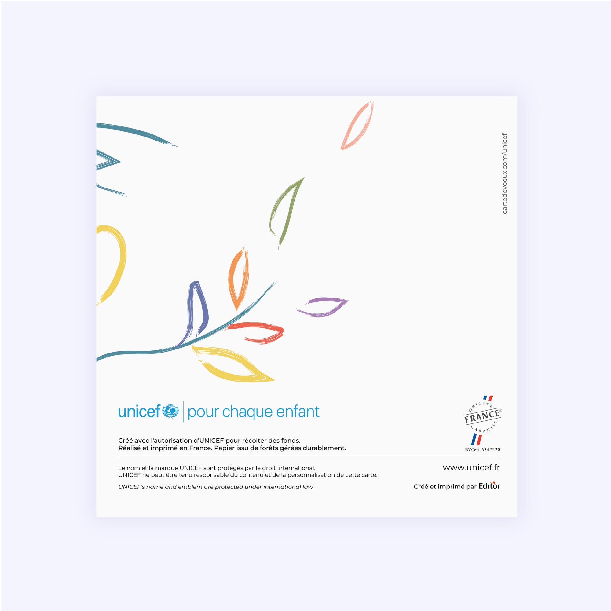 Espoir pour 2026 | Vœux professionnels • Carte de voeux • Carré double photo N° 3