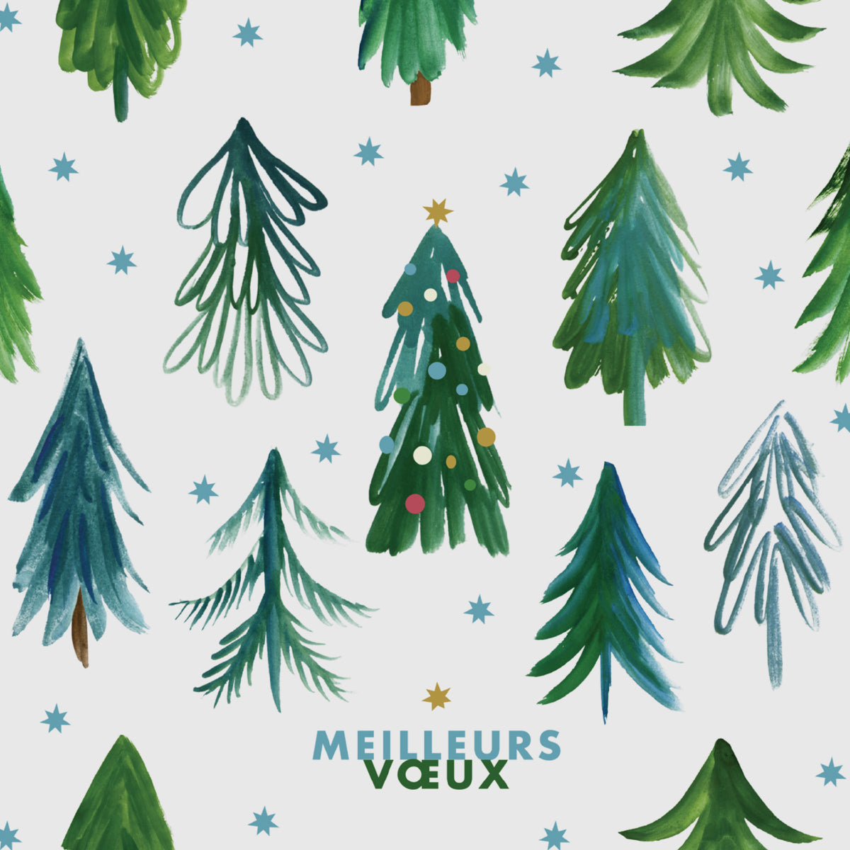 Le sapin étoilé | Vœux professionnels • Carte virtuelle • eCard Vidéo photo N° 1