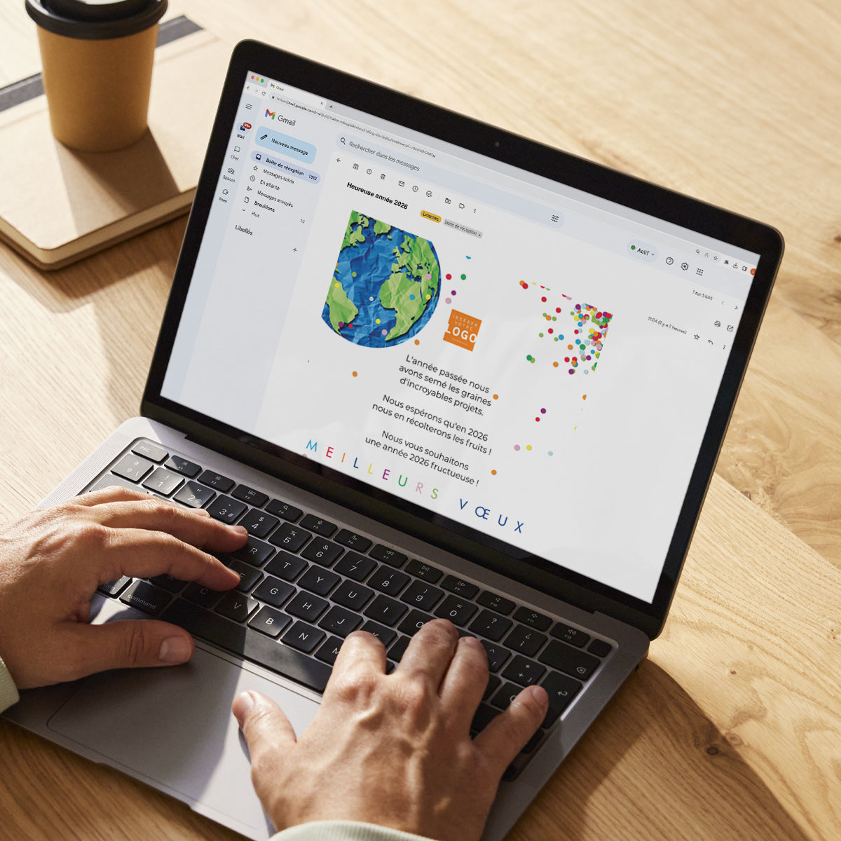 Un monde à célébrer | Vœux professionnels • Carte virtuelle • eCard Image photo N° 3