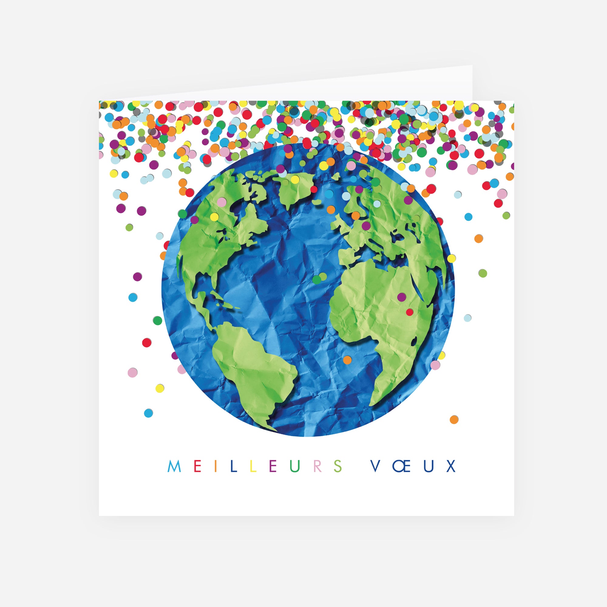 Boîte De 12 Cartes De Vœux + Enveloppes – Design Chocolat – Vierges – Marque Splash