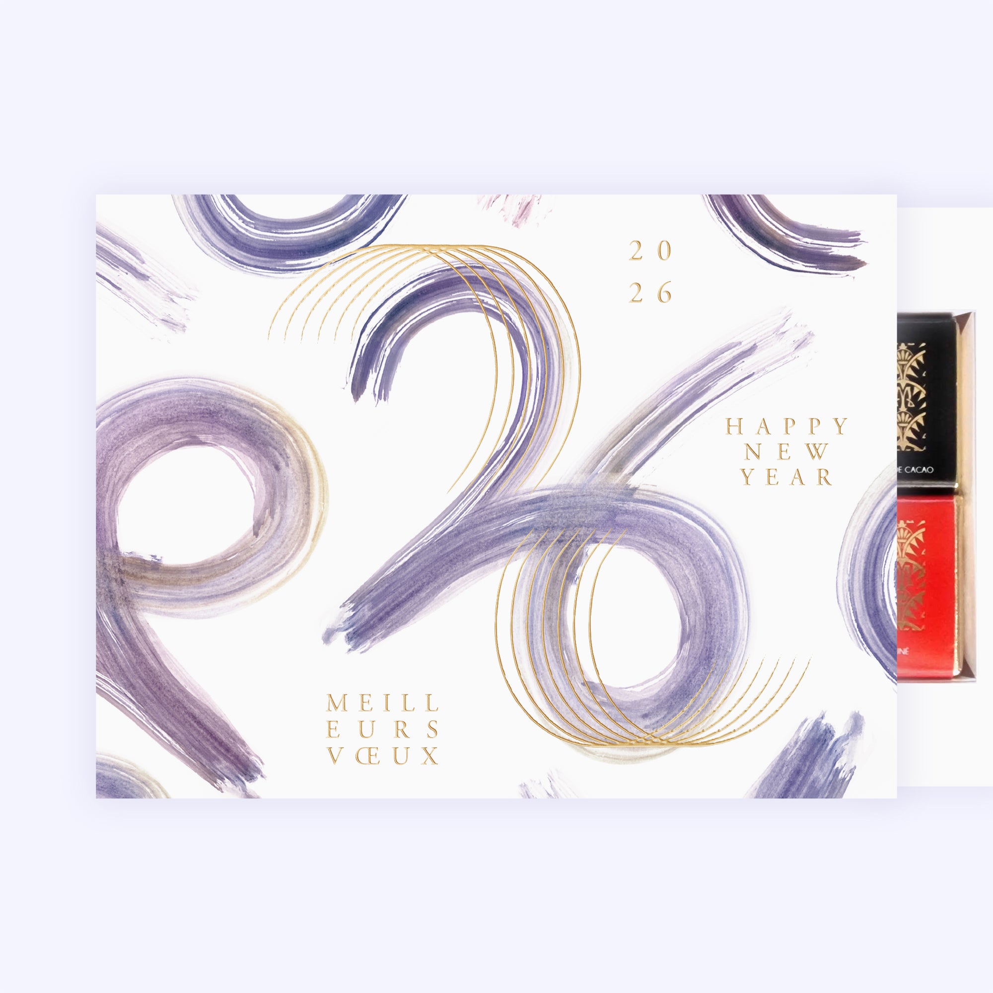 Purple brush | Vœux professionnels • Boite chocolat personnalisée • Maxim's de Paris photo N° 2