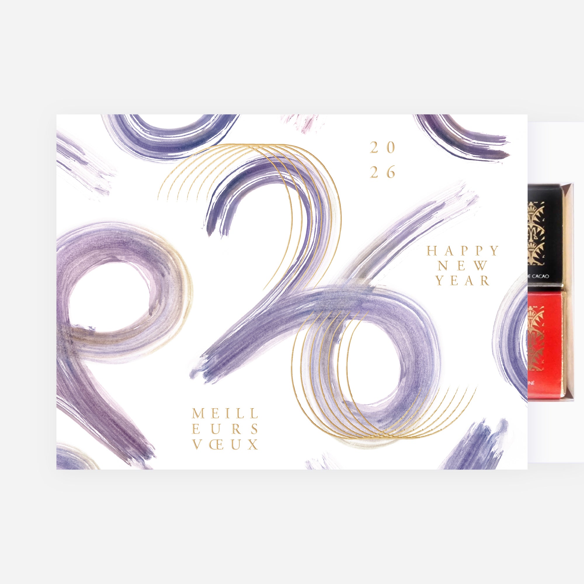 Purple brush | Vœux professionnels • Boite chocolat personnalisée • Maxim's de Paris photo N° 2