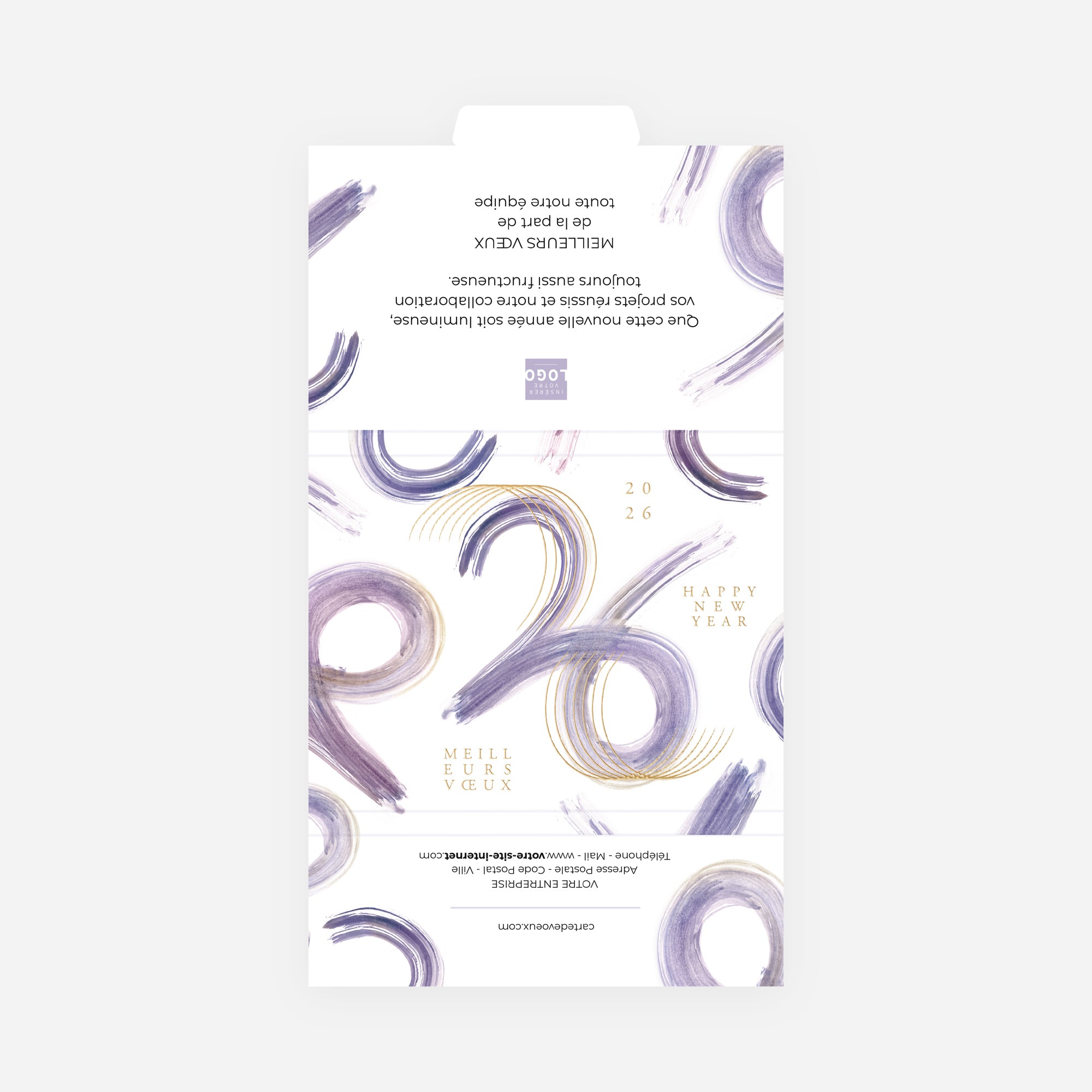 Purple brush | Vœux professionnels • Boite chocolat personnalisée • Maxim's de Paris photo N° 3