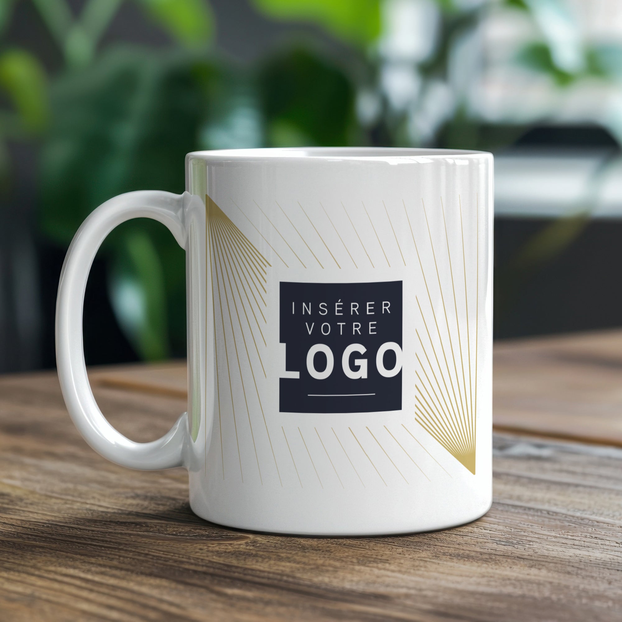 Rayons Croisés | Vœux professionnels • Mug • Ø 8 x 9,5 cm photo N° 1