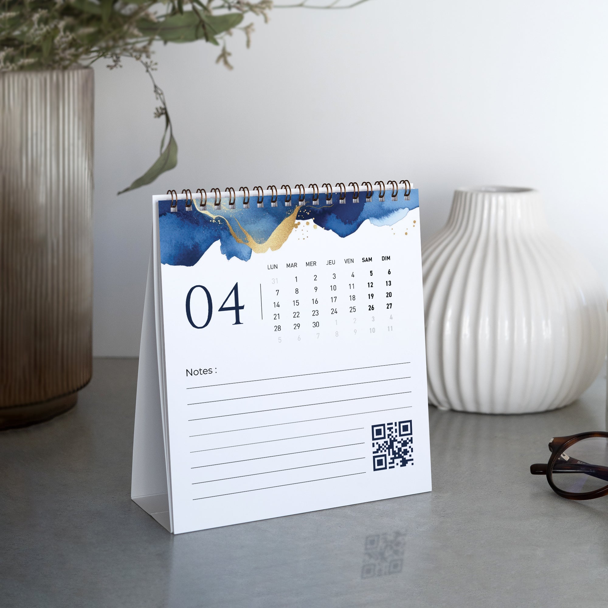 Écume d’Or | Vœux professionnels • Calendrier professionnel • Chevalet photo N° 2