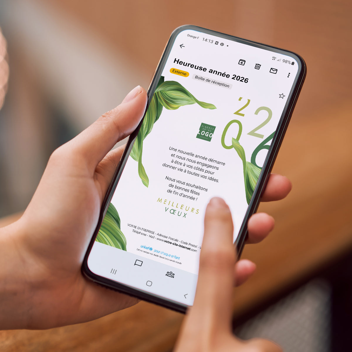 Respiration végétale | Vœux professionnels • Carte virtuelle • eCard Image photo N° 2