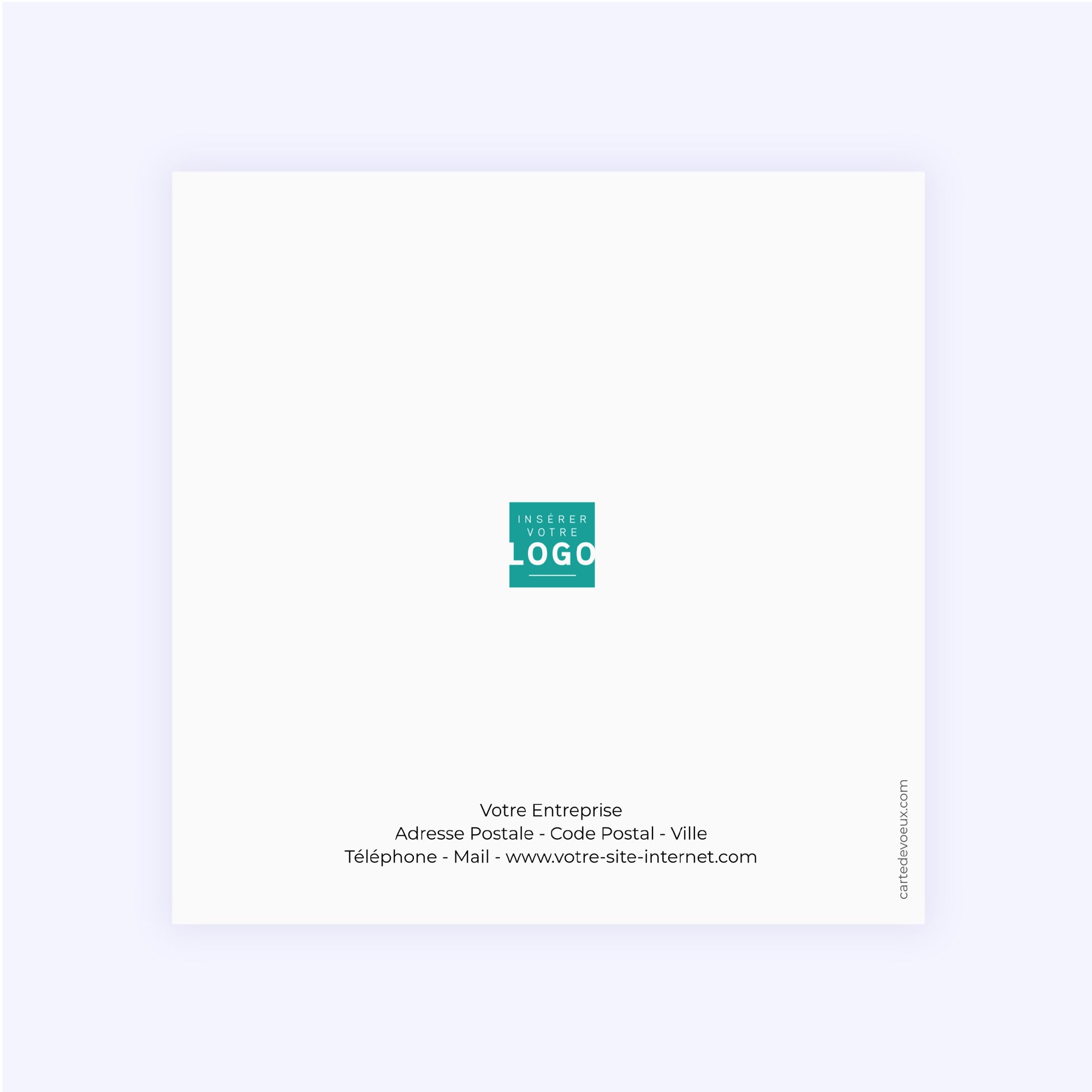 United Prints | Vœux professionnels • Carte de voeux • Carré double photo N° 3