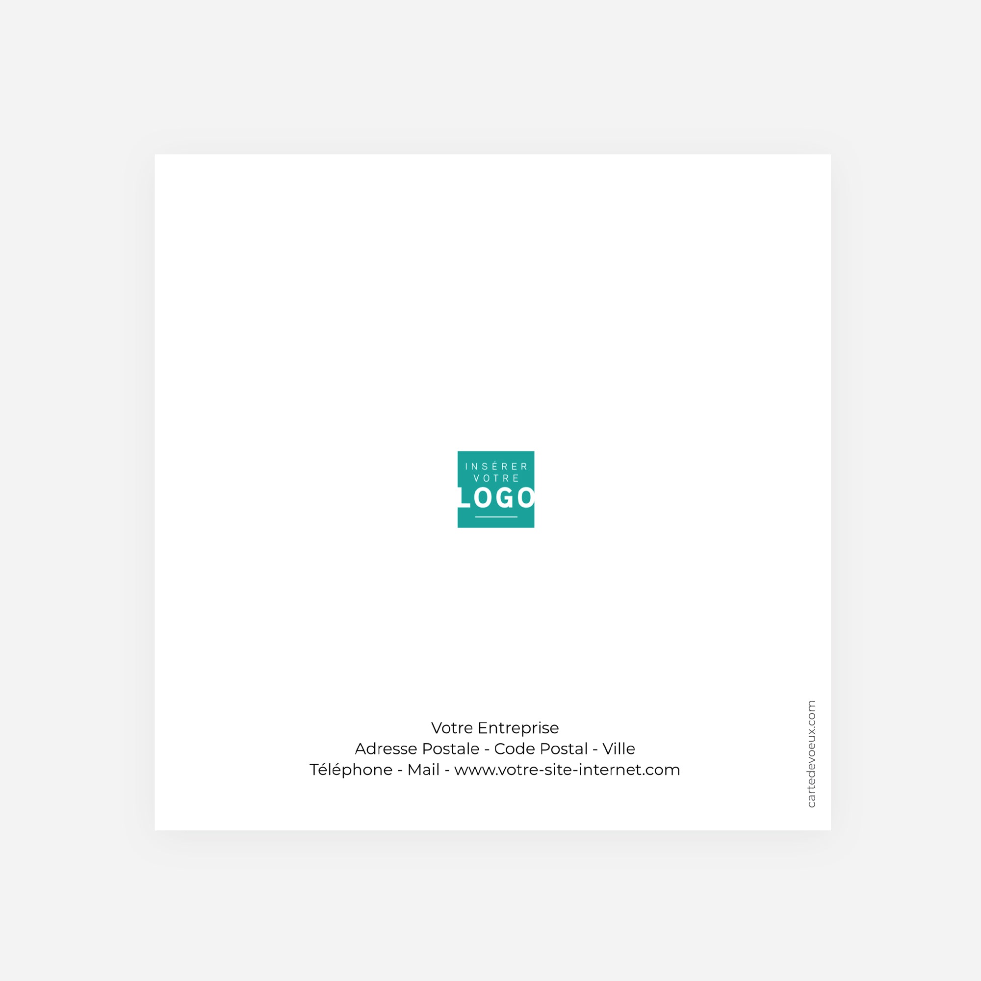 United Prints | Vœux professionnels • Carte de voeux • Carré double photo N° 3