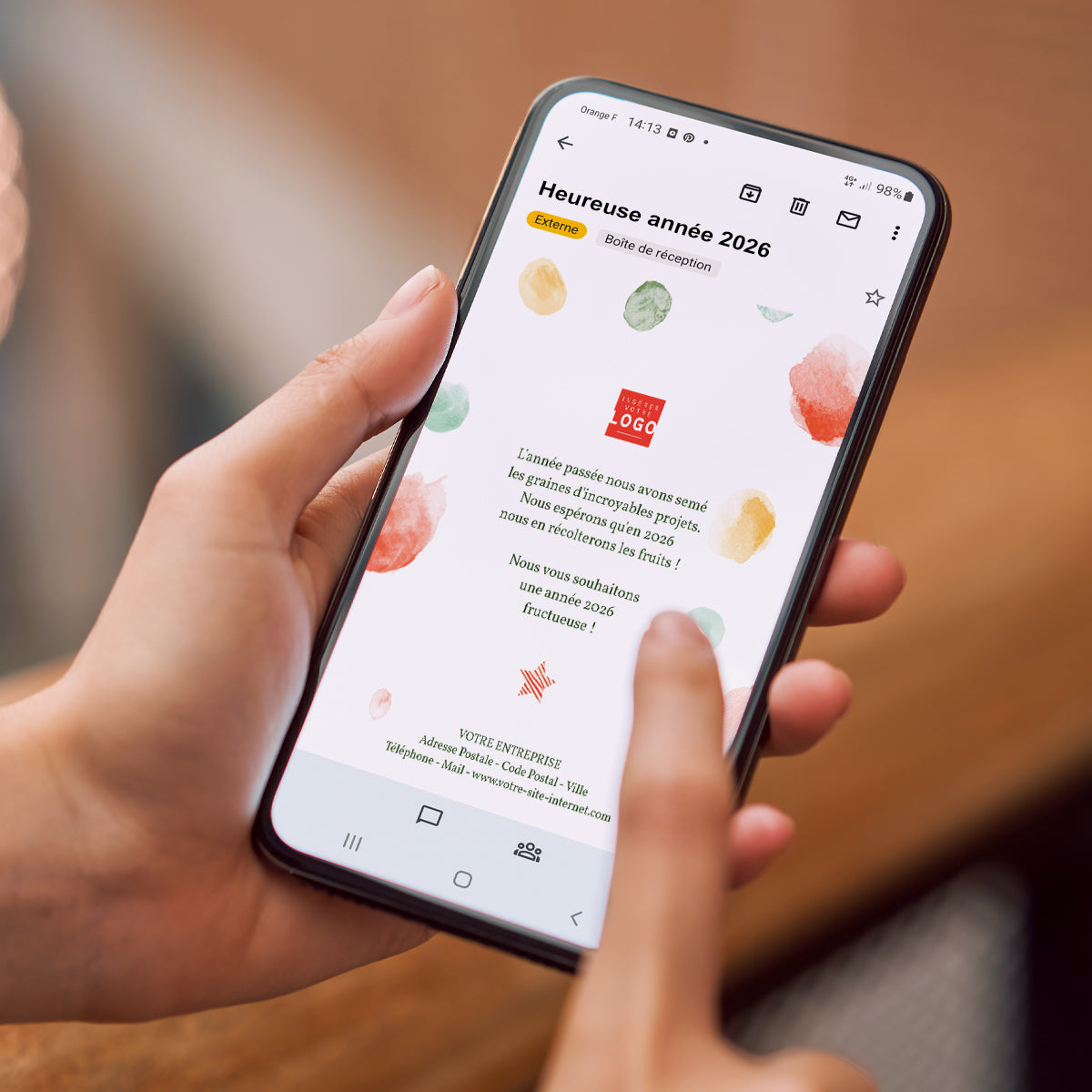 Sève de Lumière | Vœux professionnels • Carte virtuelle • eCard Image photo N° 2