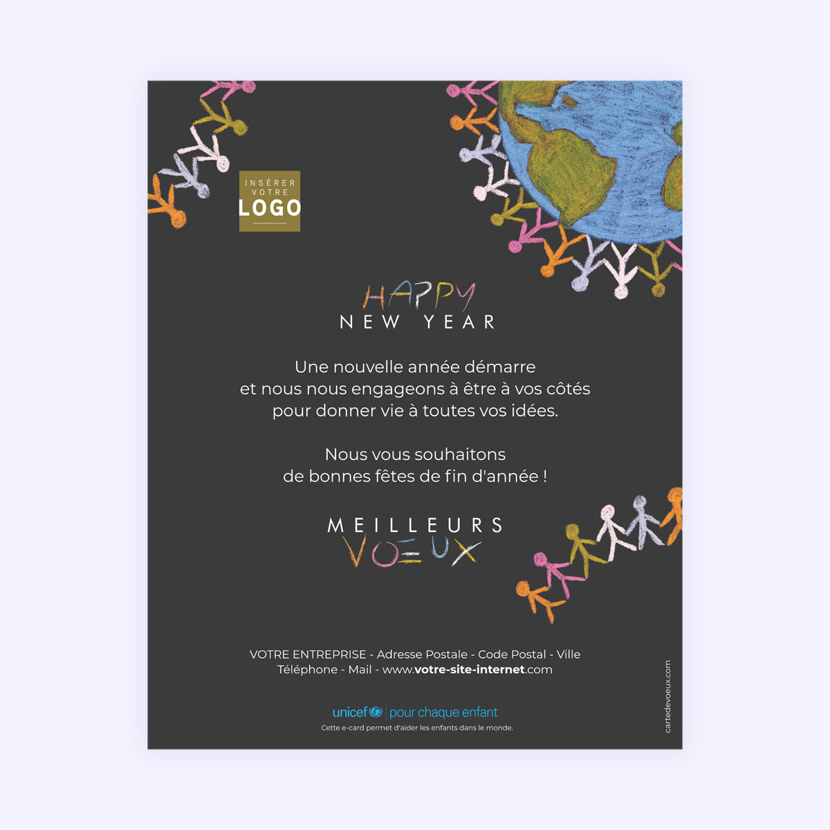 Agir ensemble, grandir ensemble | Vœux professionnels • Carte virtuelle • eCard Image photo N° 1