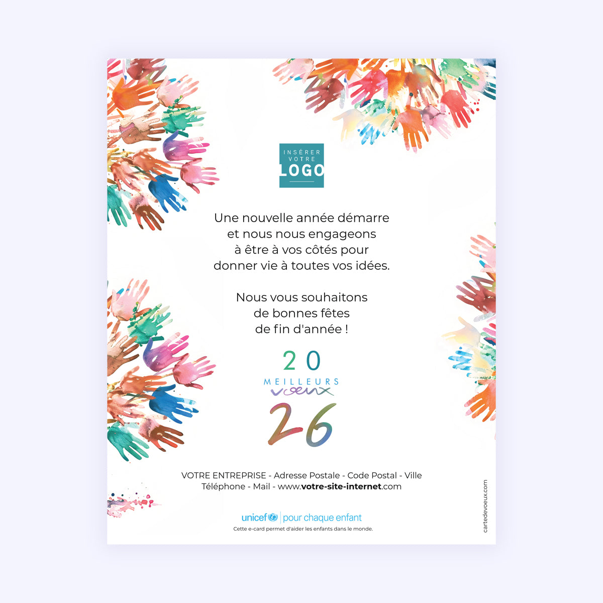 L’arbre de voeux solidaires | Vœux professionnels • Carte virtuelle • eCard Image photo N° 1