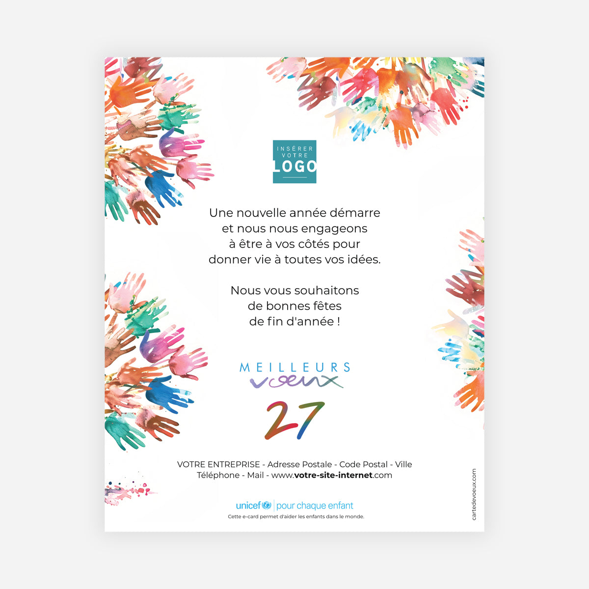 L’arbre de voeux solidaires | Vœux professionnels • Carte virtuelle • eCard Image photo N° 1