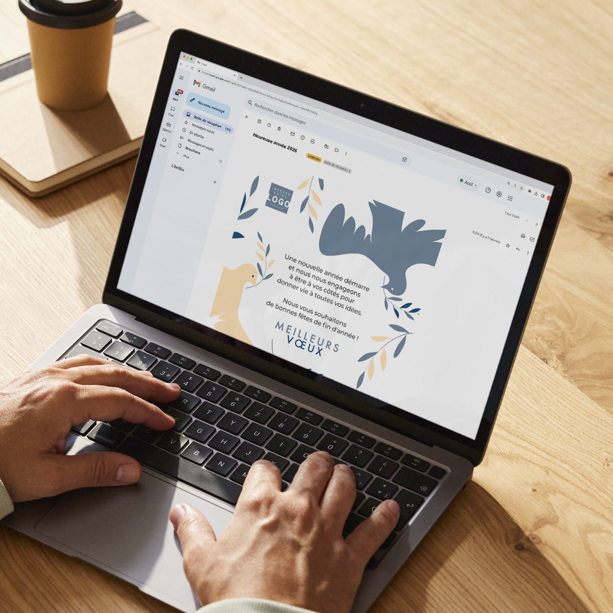 Paix & équilibre | Vœux professionnels • Carte virtuelle • eCard Image photo N° 3