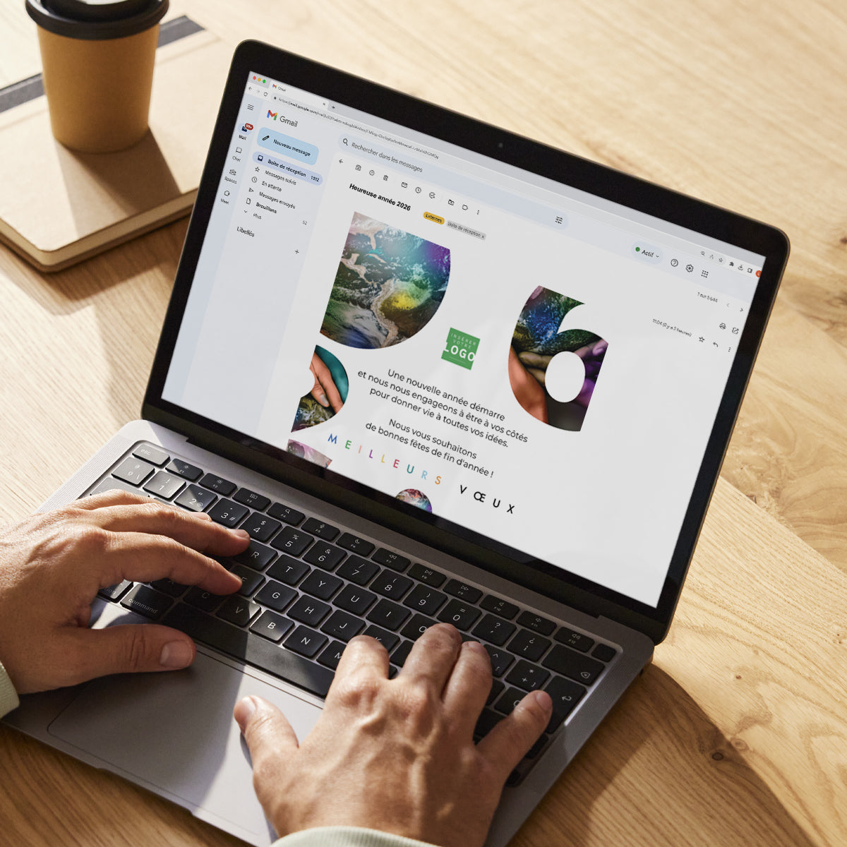Couleurs sur le monde | Vœux professionnels • Carte virtuelle • eCard Image photo N° 3