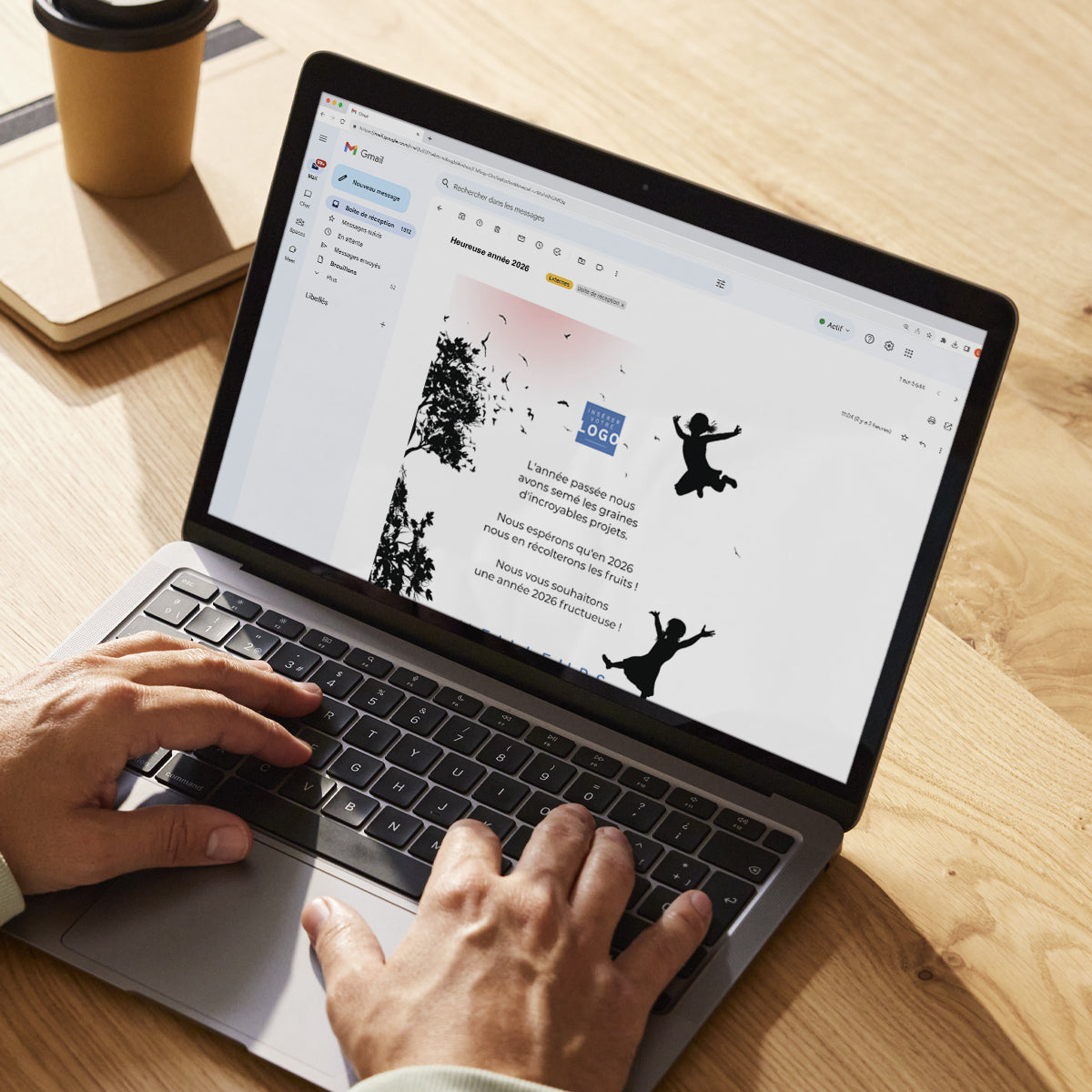 Lueur Nouvelle | Vœux professionnels • Carte virtuelle • eCard Image photo N° 3