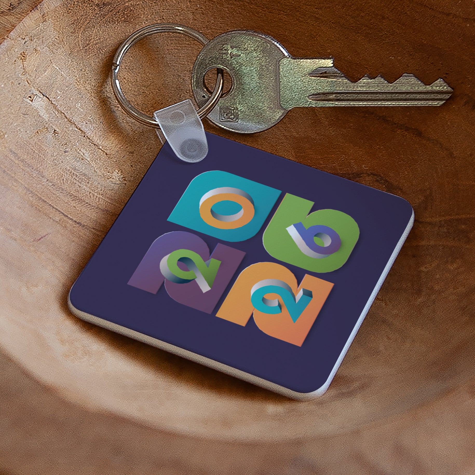 Impulsion | Cadeau entreprise • Porte-clés • Carré photo N° 1