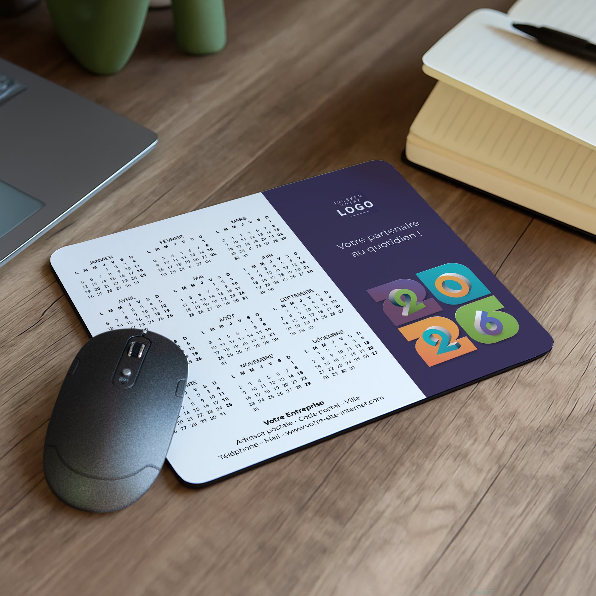 Impulsion | Cadeau entreprise • Tapis de souris • 23 x 19,6 cm photo N° 1