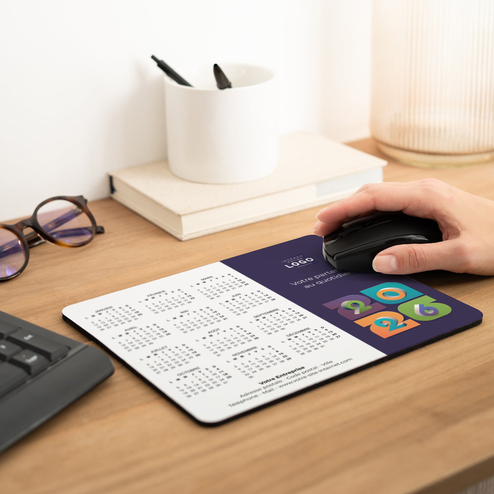 Impulsion | Cadeau entreprise • Tapis de souris • 23 x 19,6 cm photo N° 2