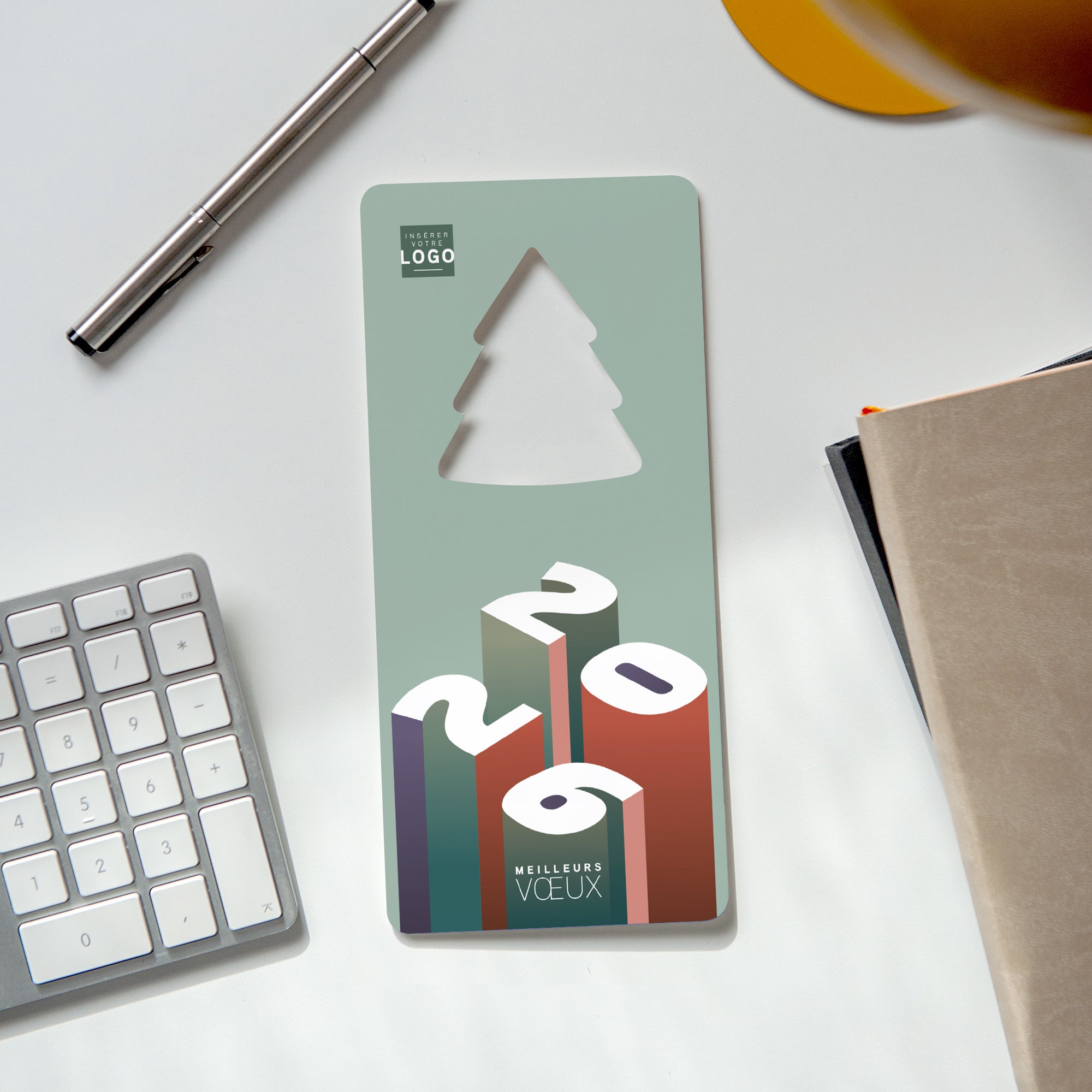 Focus sur Demain | Vœux professionnels • Carte de voeux • Vertical sapin photo N° 4