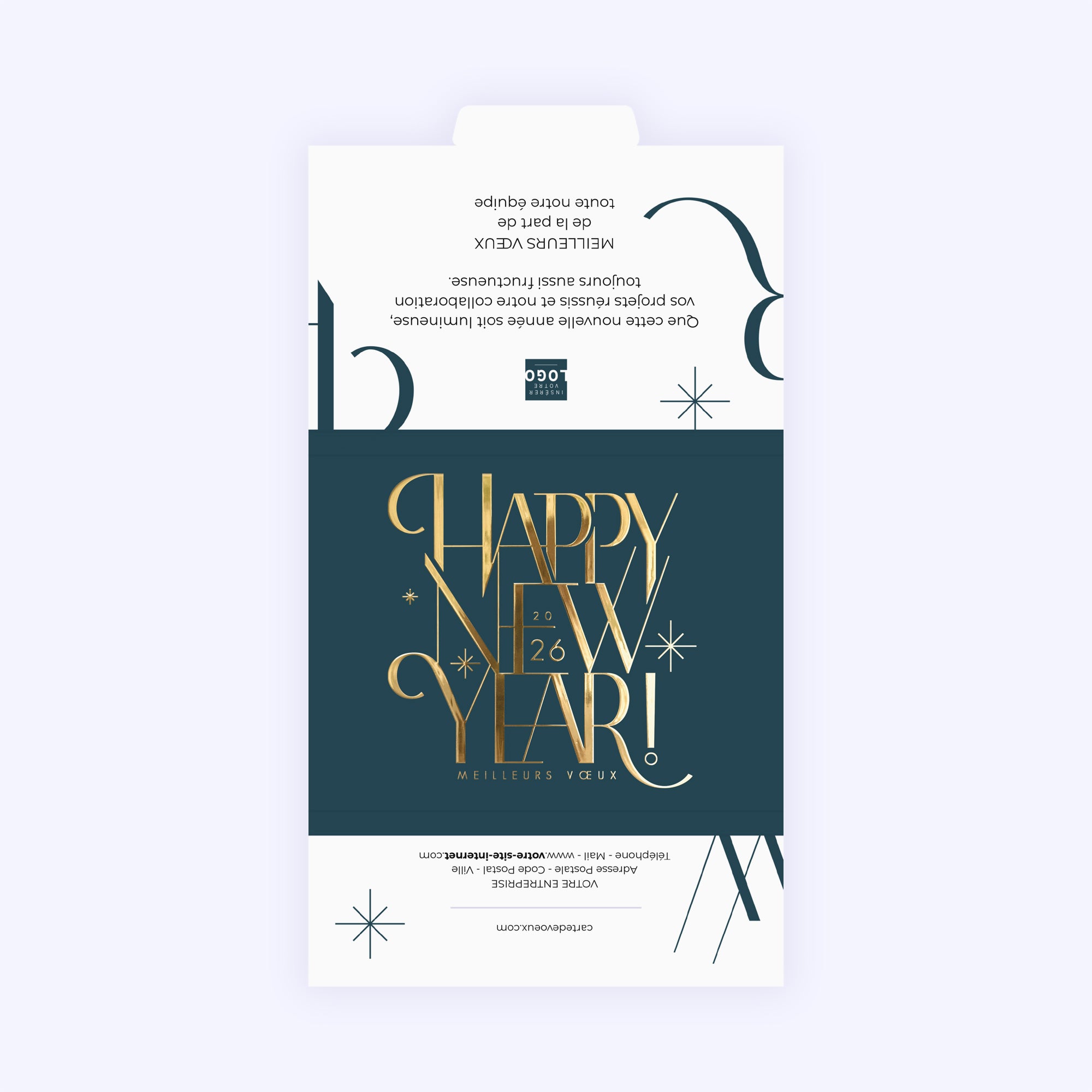 The full Golden Type | Vœux professionnels • Carte chocolats • Maxim's de Paris photo N° 3