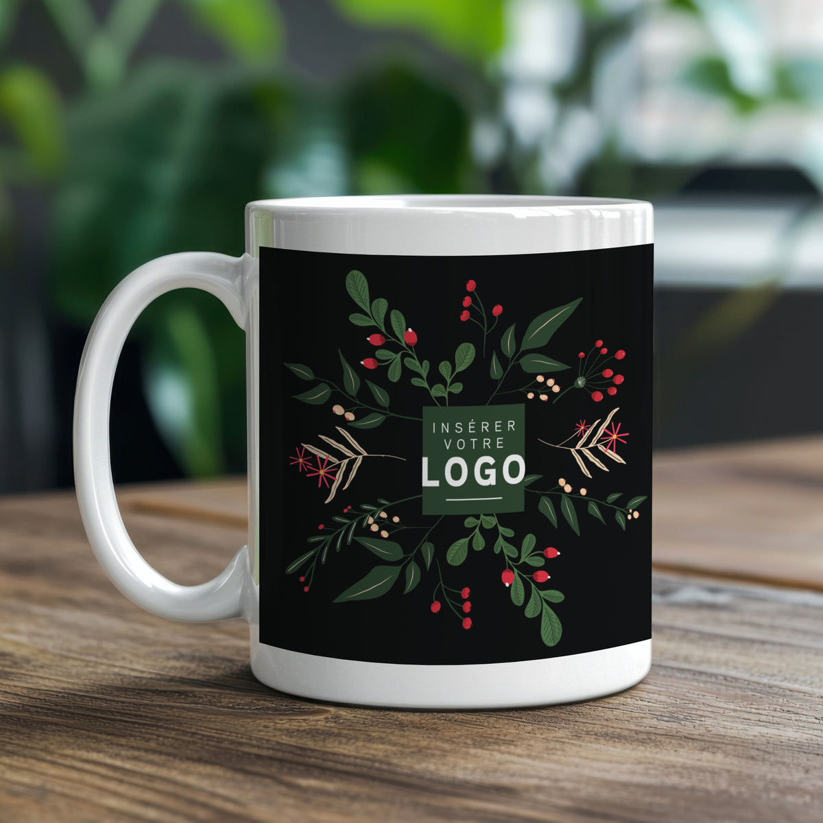 Brindilles de Noël | Cadeau entreprise • Mug • Ø 8 x 9,5 cm photo N° 1