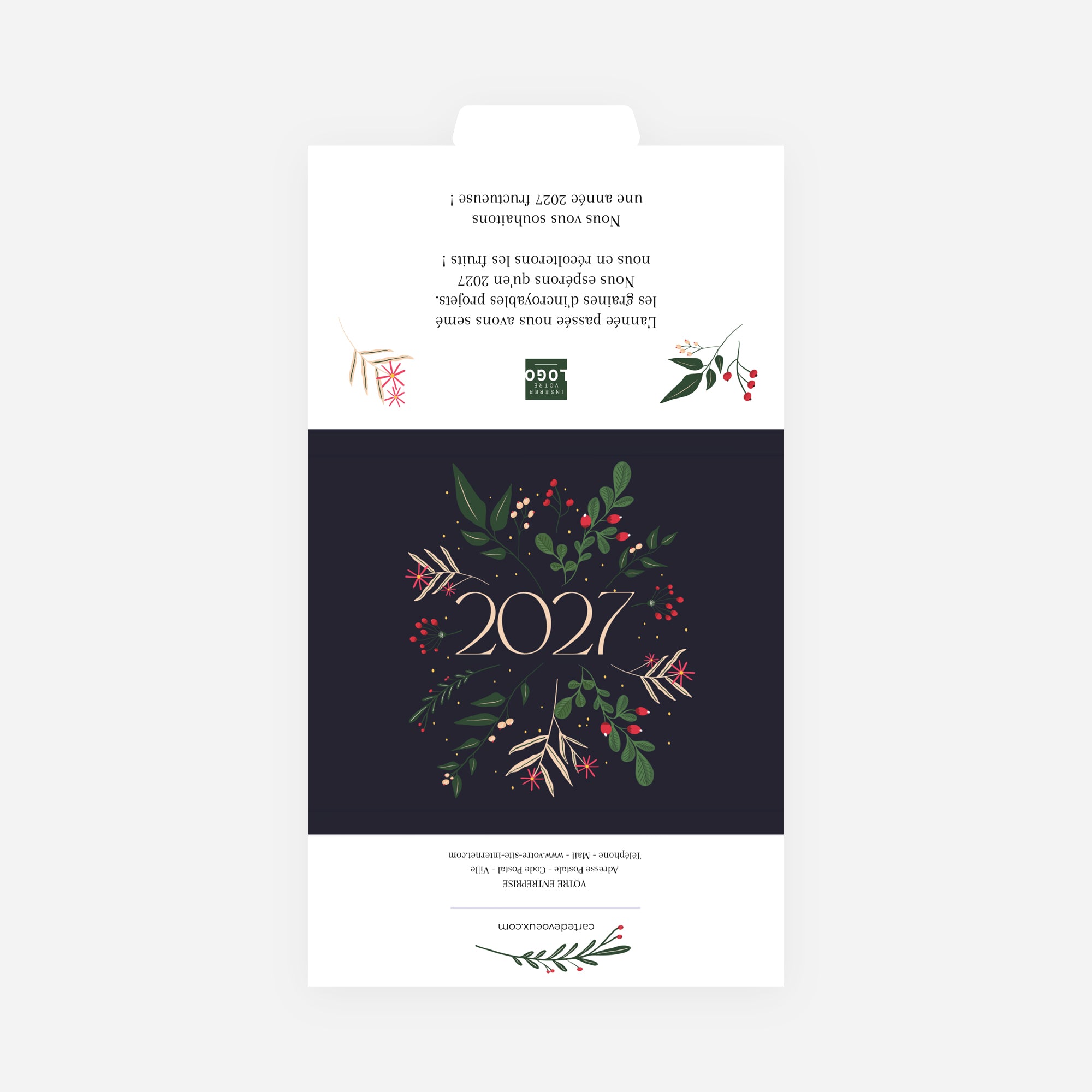 Brindilles de Noël | Vœux professionnels • Boite chocolat personnalisée • Maxim's de Paris photo N° 3