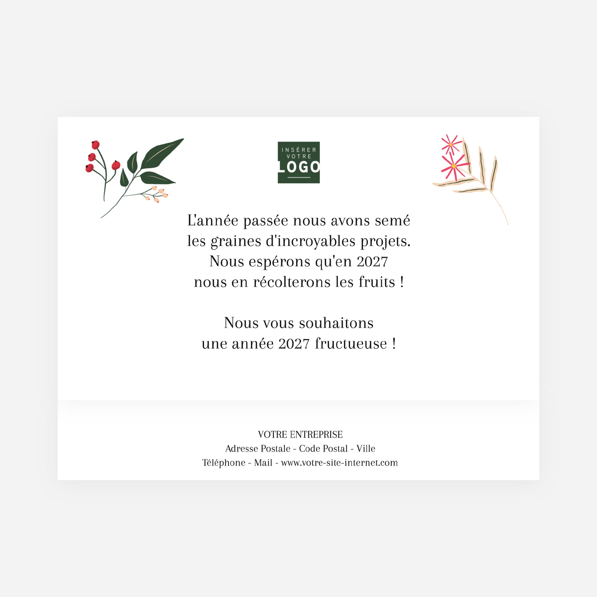 Brindilles de Noël | Vœux professionnels • Boite chocolat personnalisée • Maxim's de Paris photo N° 4