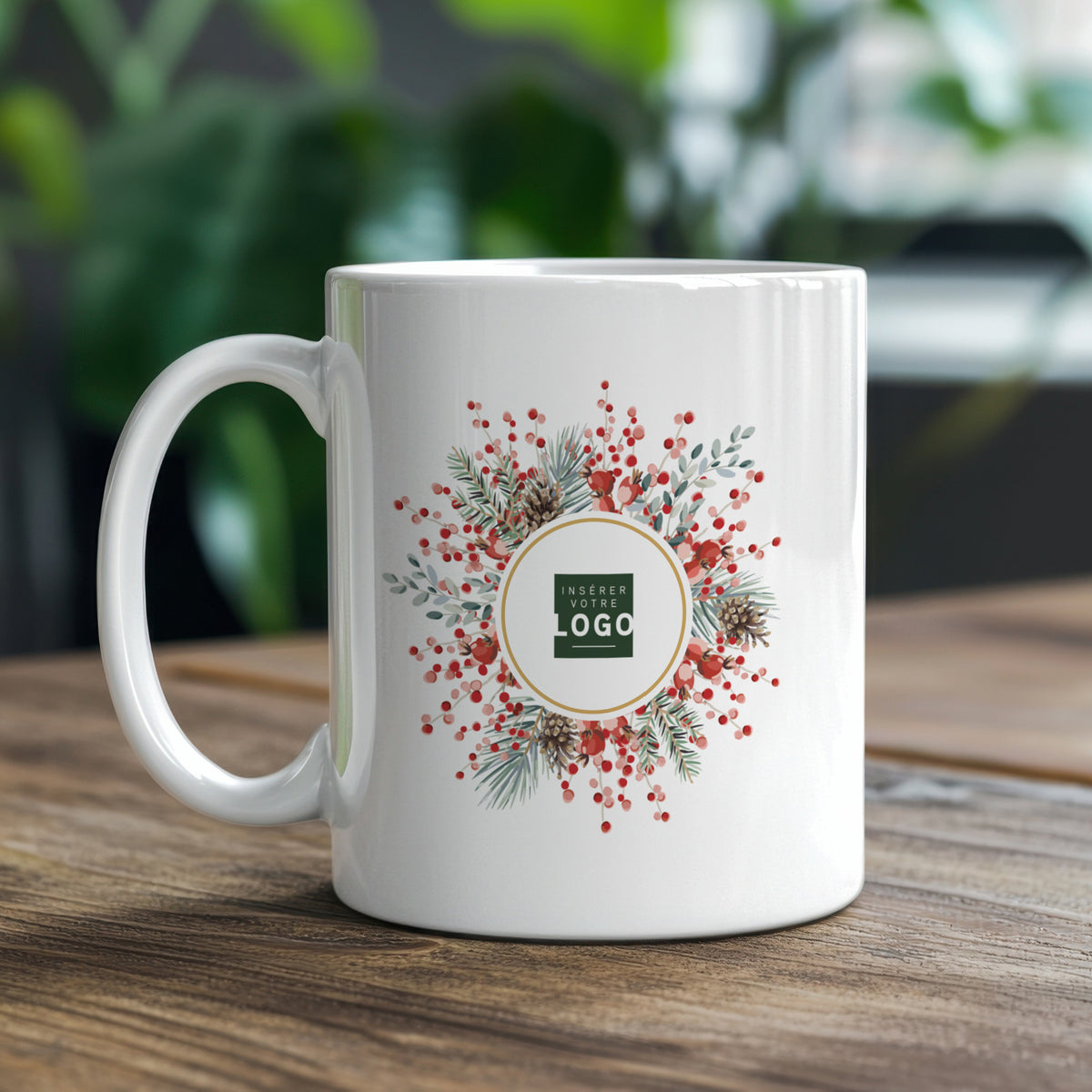 Floraison d’Hiver | Cadeau entreprise • Mug • Blanc photo N° 1