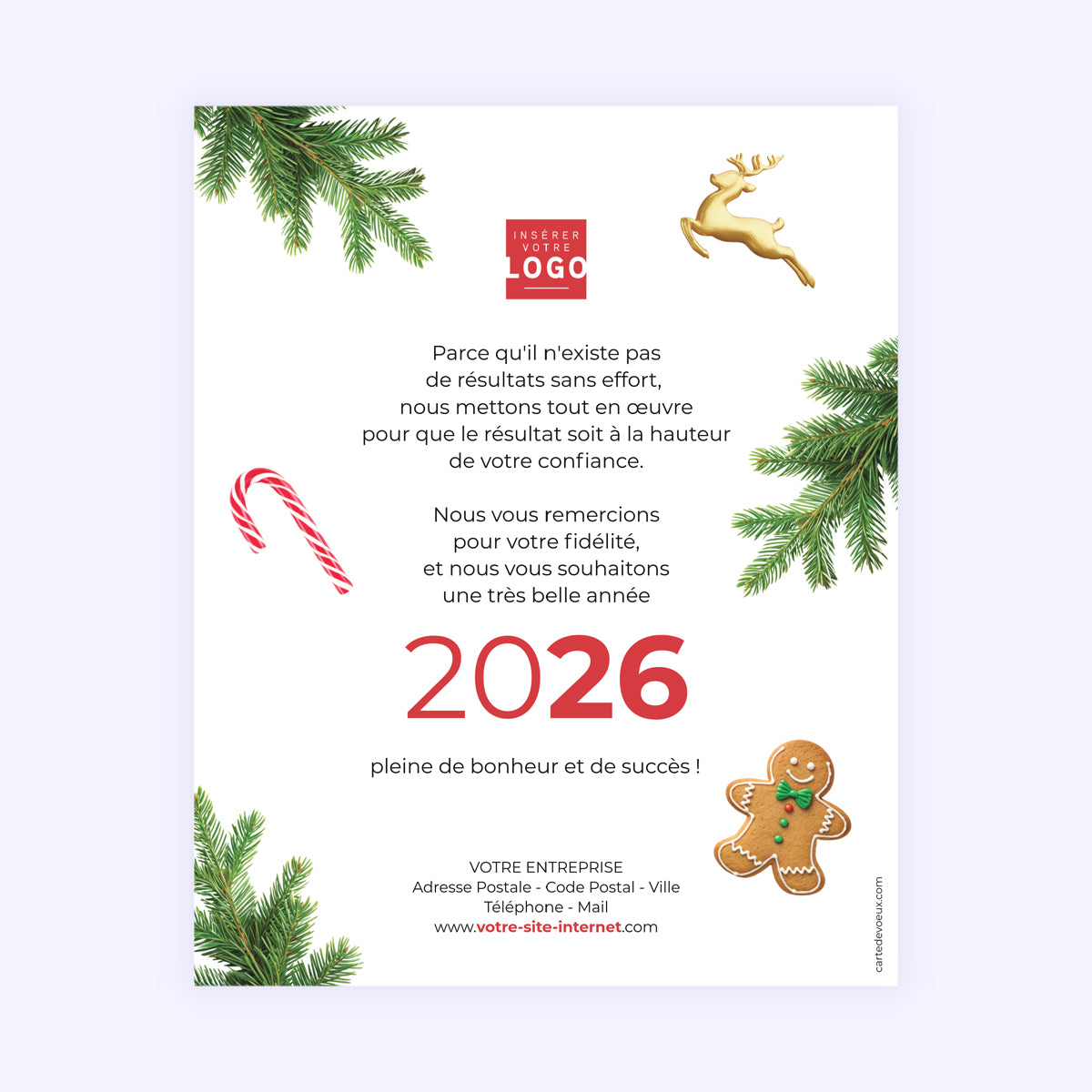 L’Esprit des Fêtes | Vœux professionnels • Carte virtuelle • eCard Image photo N° 1