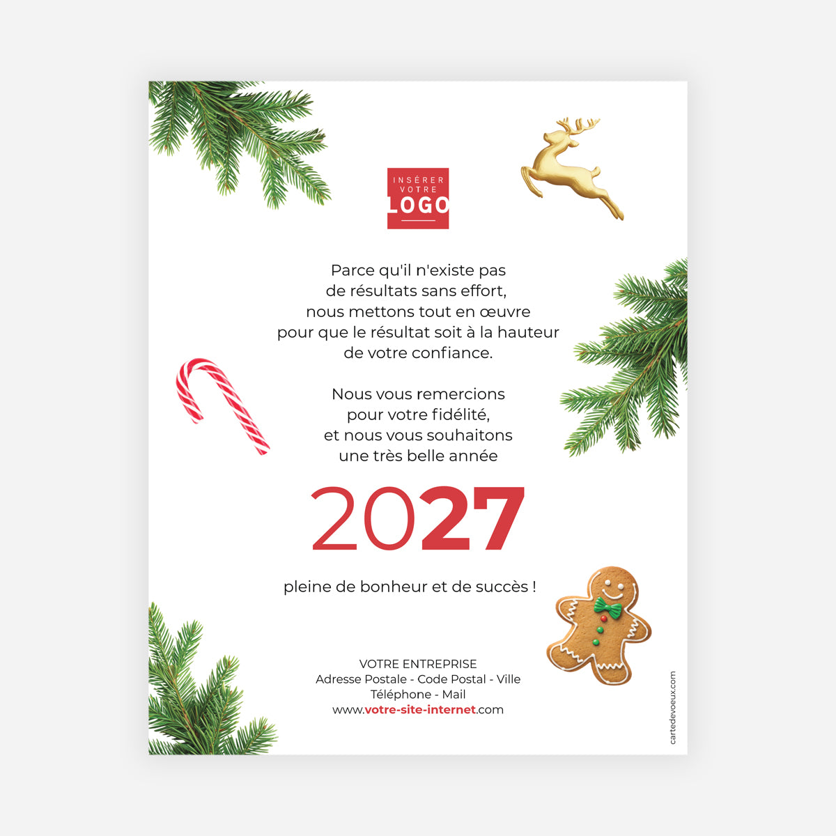 L’Esprit des Fêtes | Vœux professionnels • Carte virtuelle • eCard Image photo N° 1
