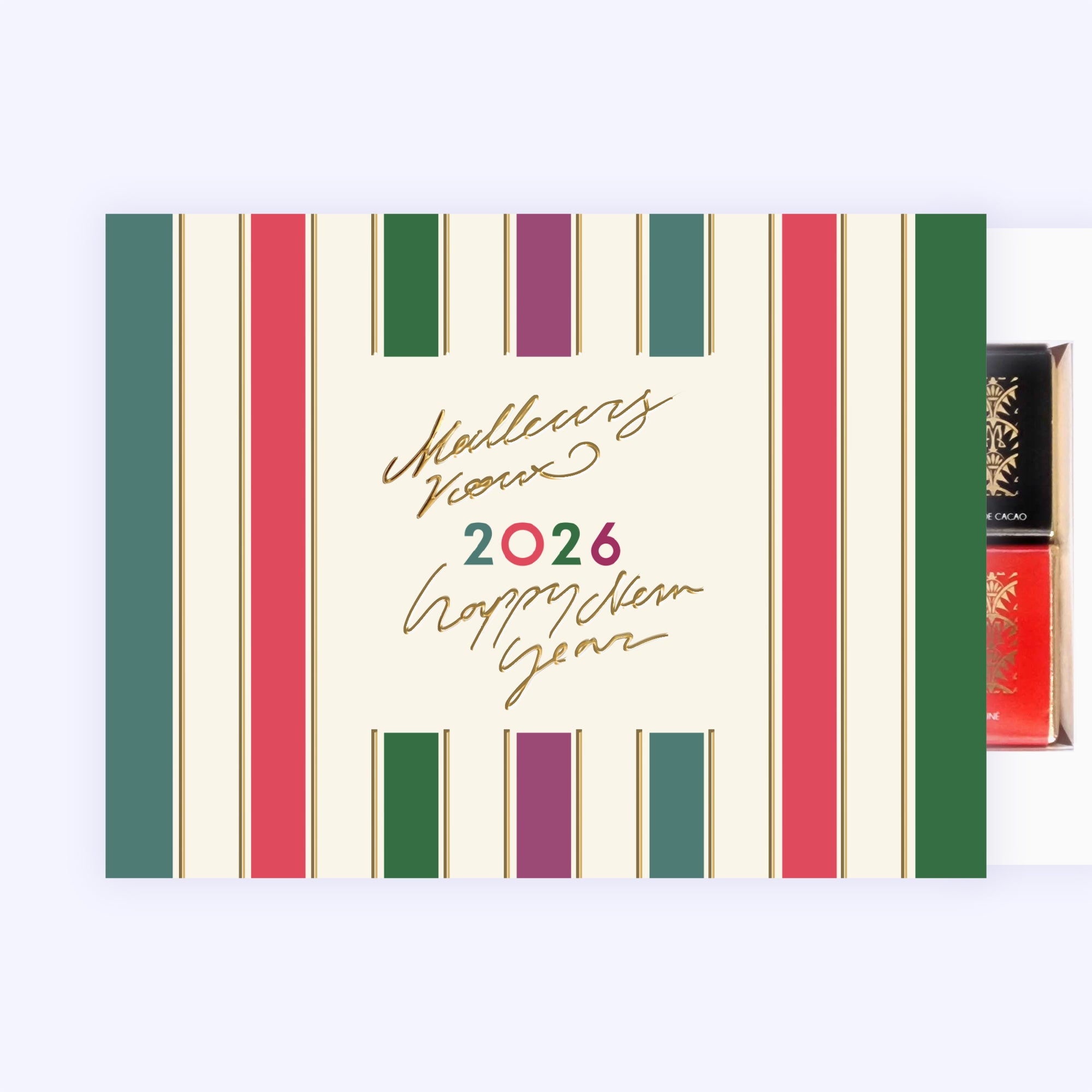 Rayures d’Hiver | Vœux professionnels • Boite chocolat personnalisée • Maxim's de Paris photo N° 2