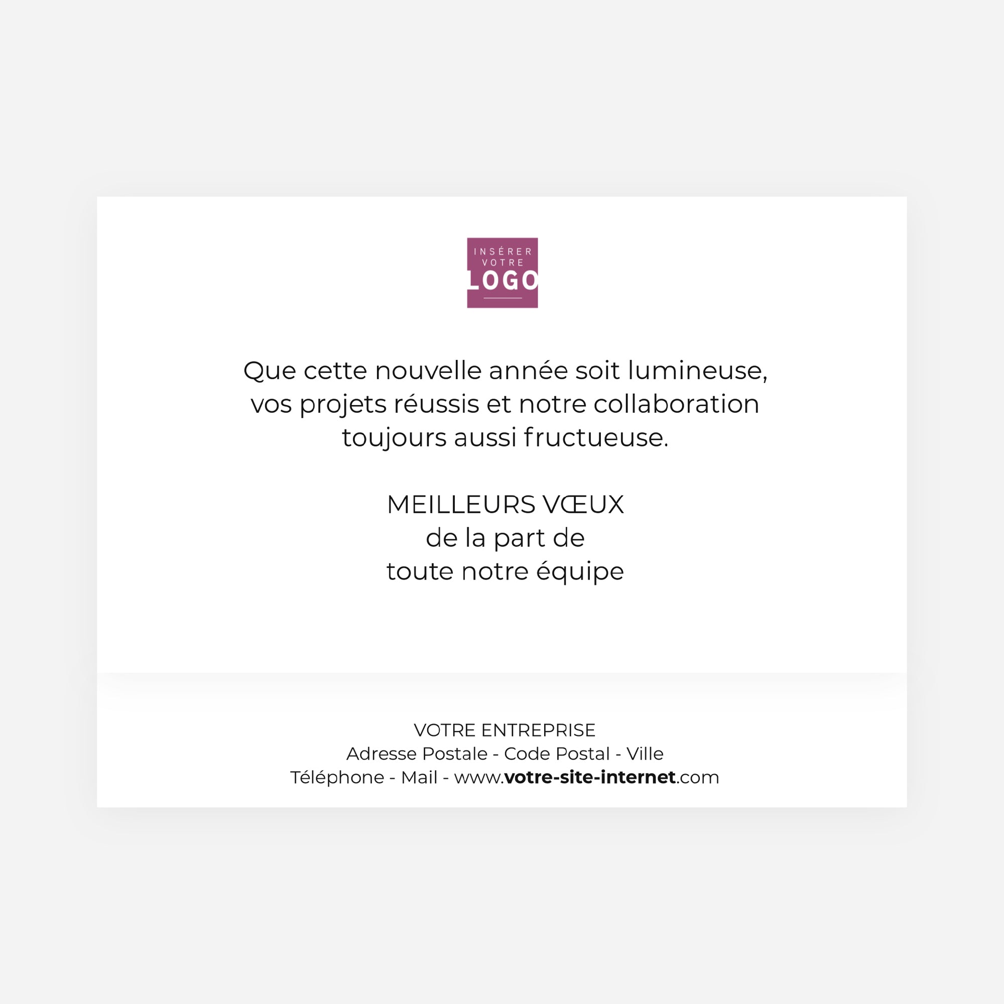 Rayures d’Hiver | Vœux professionnels • Boite chocolat personnalisée • Maxim's de Paris photo N° 4