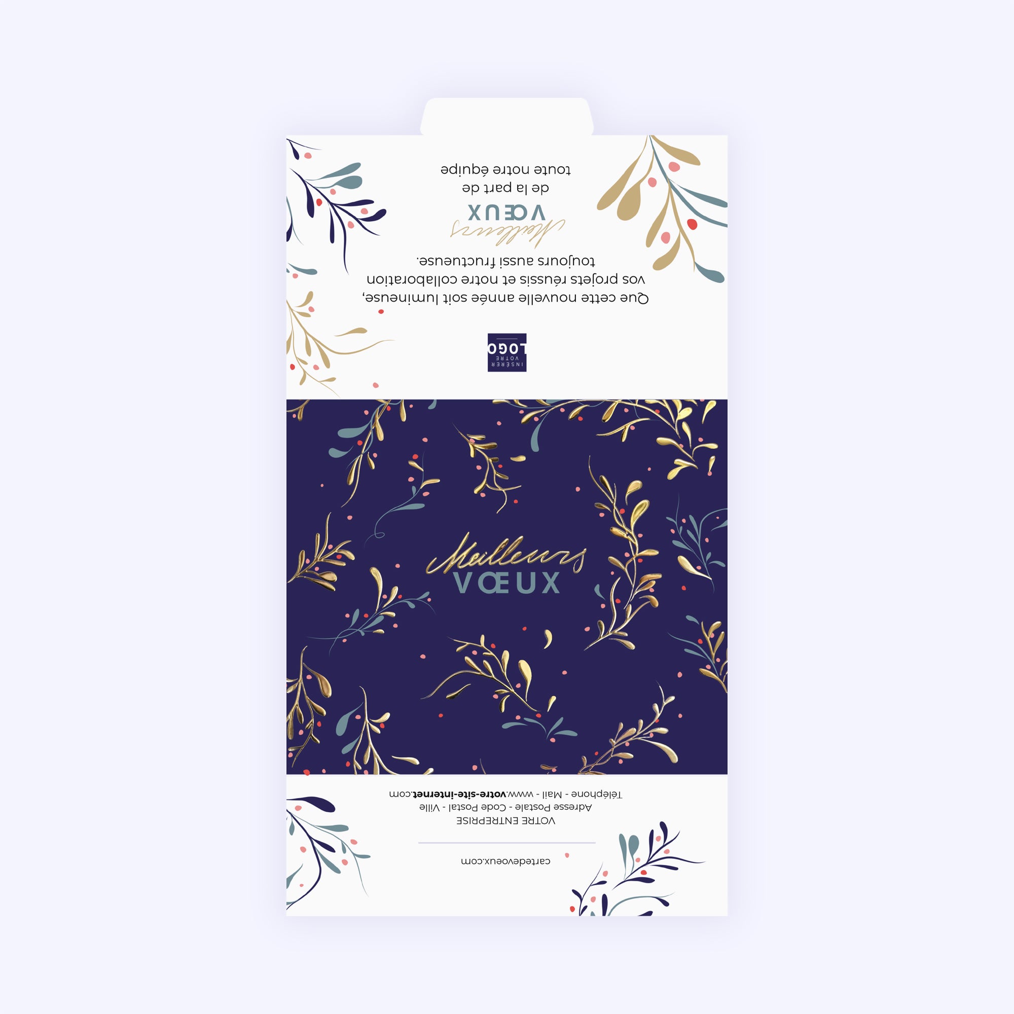 Ornements d’Hiver | Vœux professionnels • Boite chocolat personnalisée • Maxim's de Paris photo N° 3