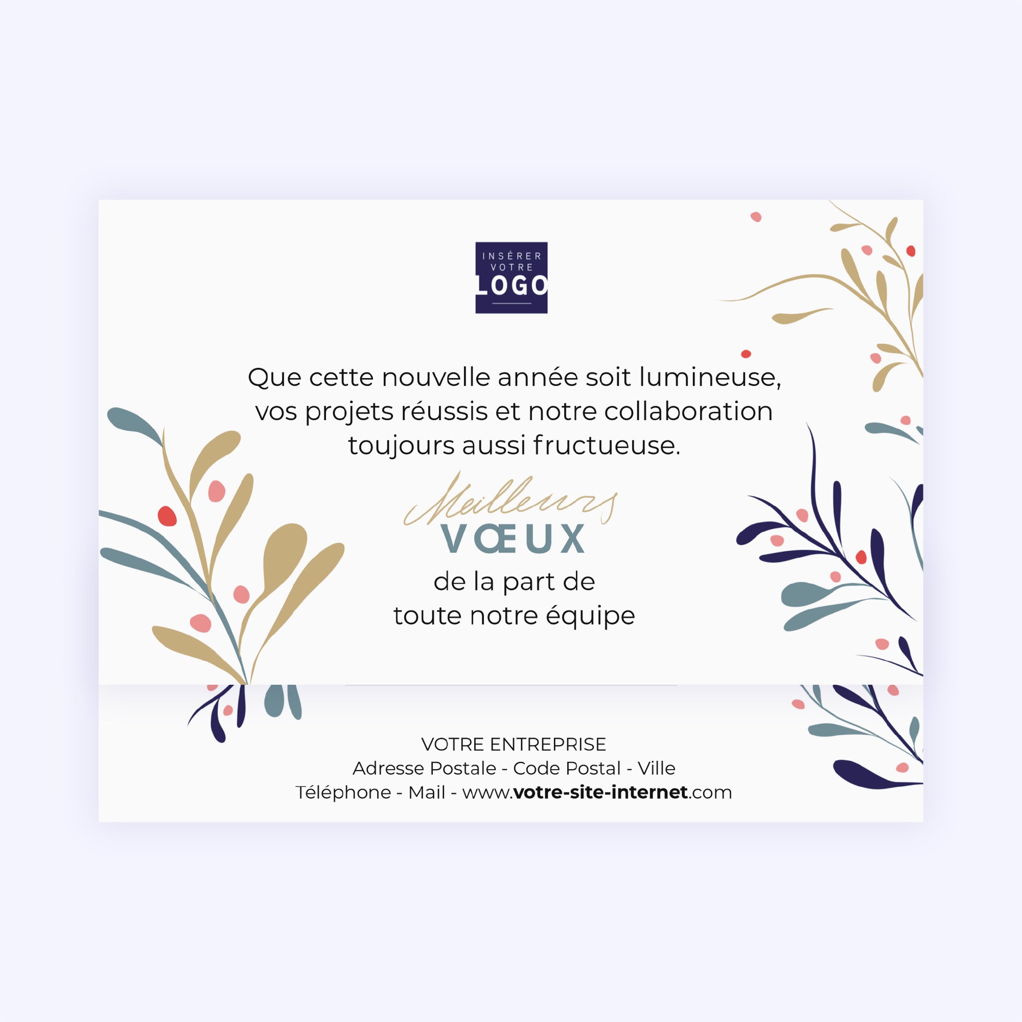 Ornements d’Hiver | Vœux professionnels • Carte chocolats • Maxim's de Paris photo N° 4