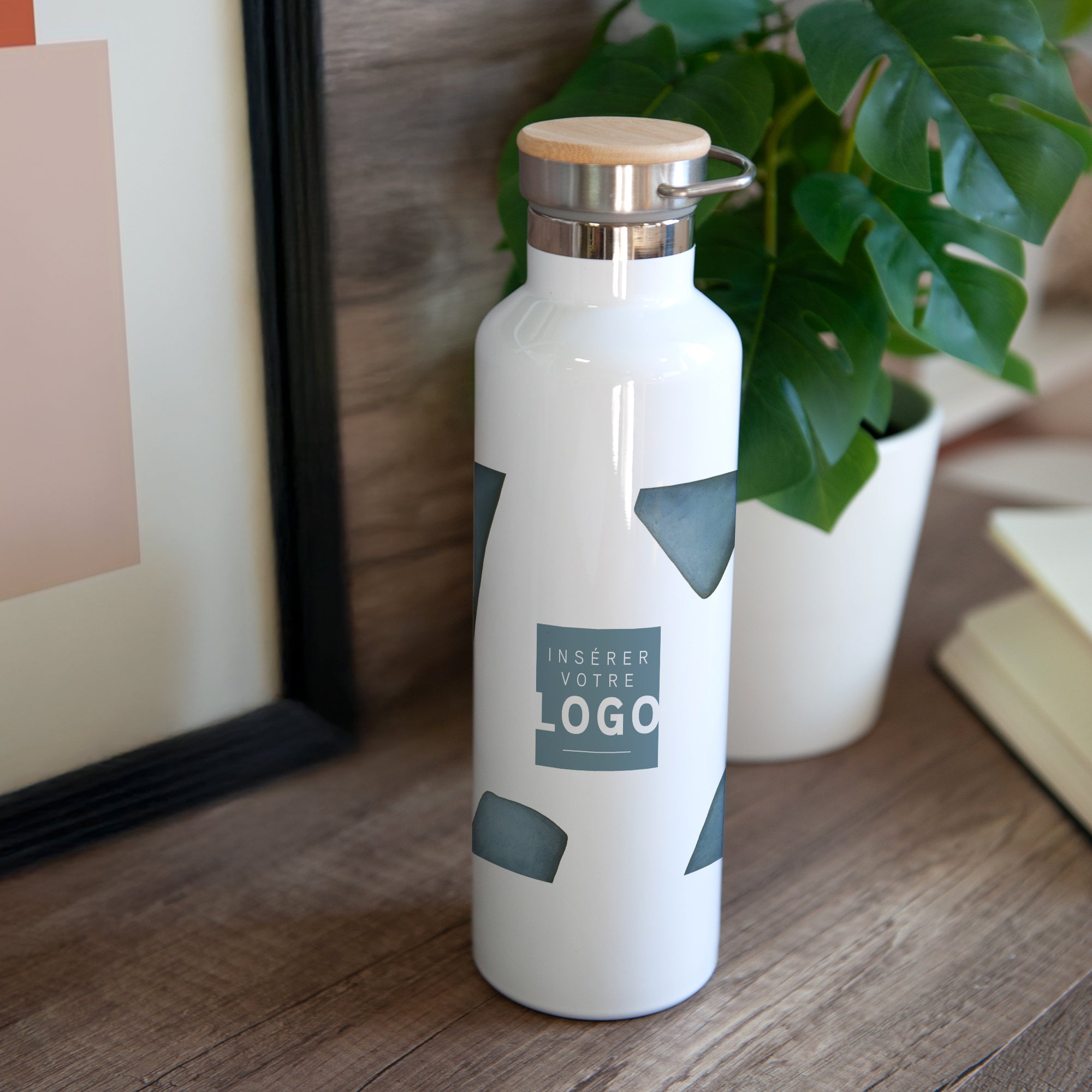 Bleu Brume | Vœux professionnels • Gourde • 75 cl photo N° 1