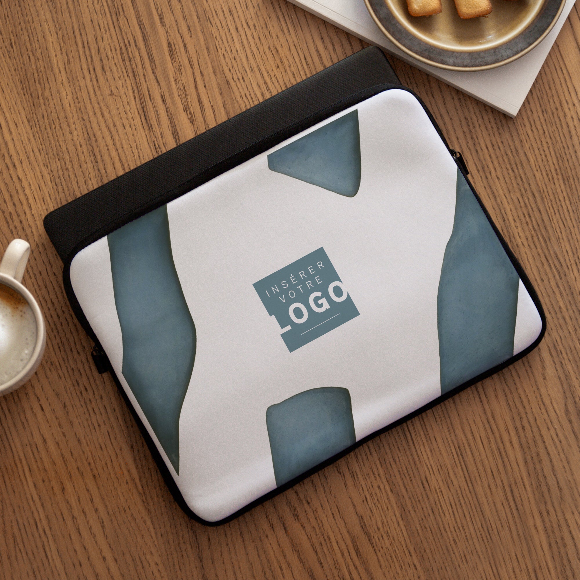 Bleu Brume | Cadeau entreprise • Housse ordinateur • 15 pouces photo N° 3