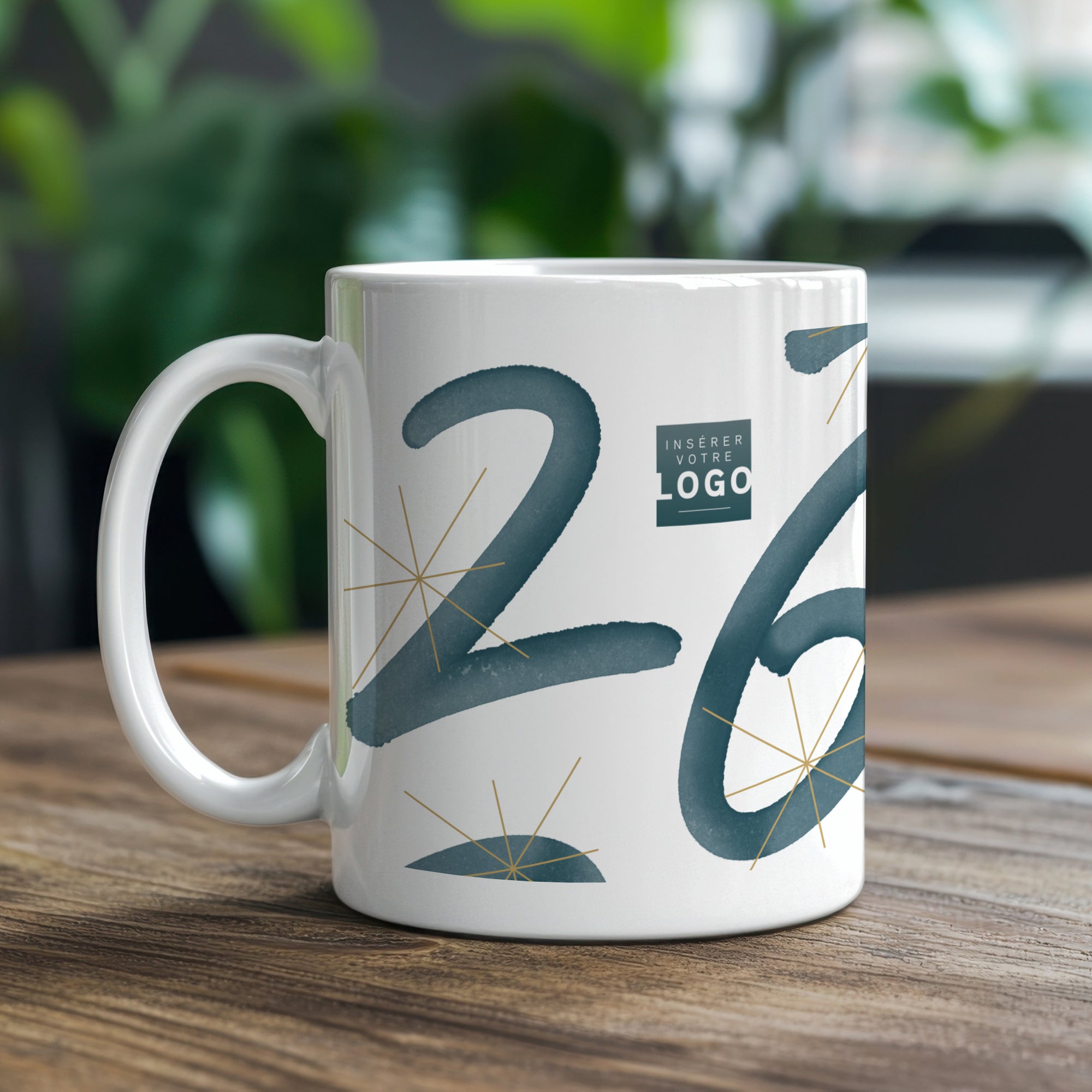 Bleu Astral | Vœux professionnels • Mug • Ø 8 x 9,5 cm photo N° 1
