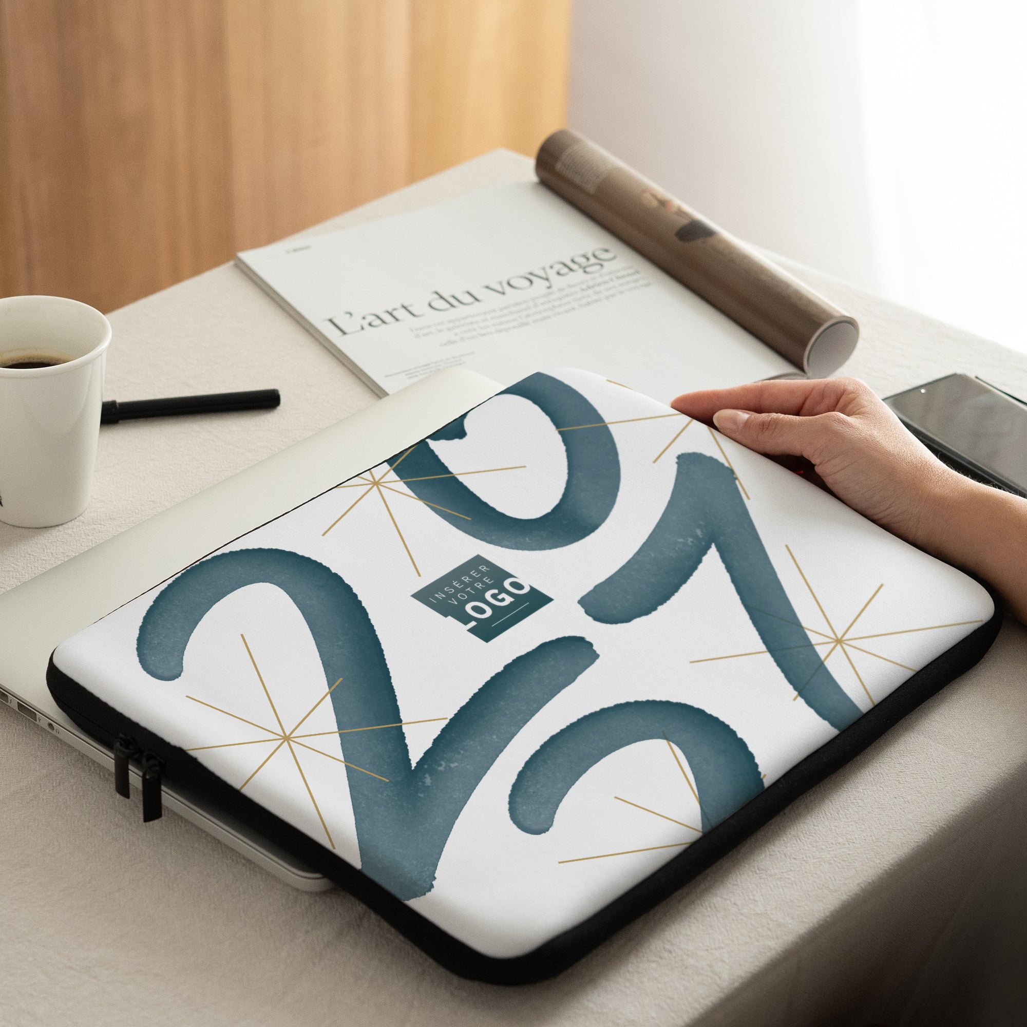 Bleu Astral | Cadeau entreprise • Housse ordinateur • 15 pouces photo N° 2