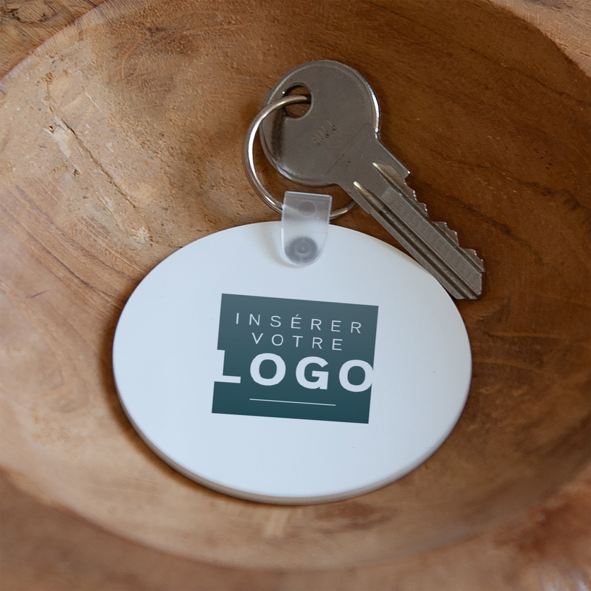 Bleu Astral | Cadeau entreprise • Porte-clés • Rond photo N° 2