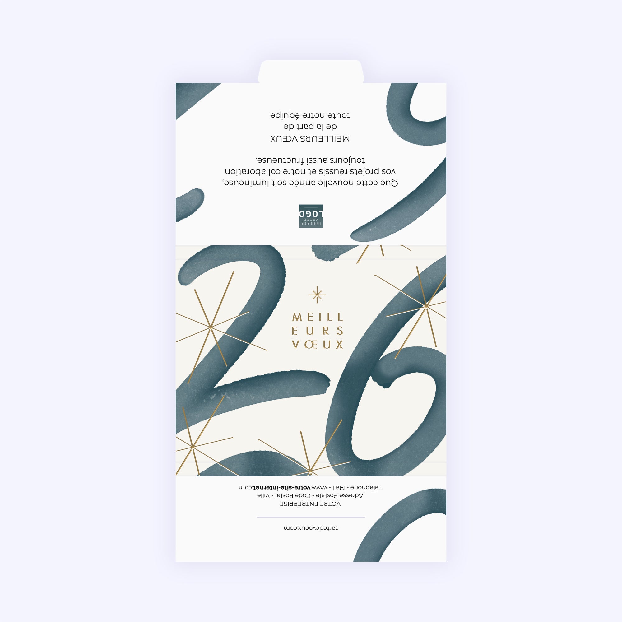 Bleu Astral | Vœux professionnels • Boite chocolat personnalisée • Maxim's de Paris photo N° 3