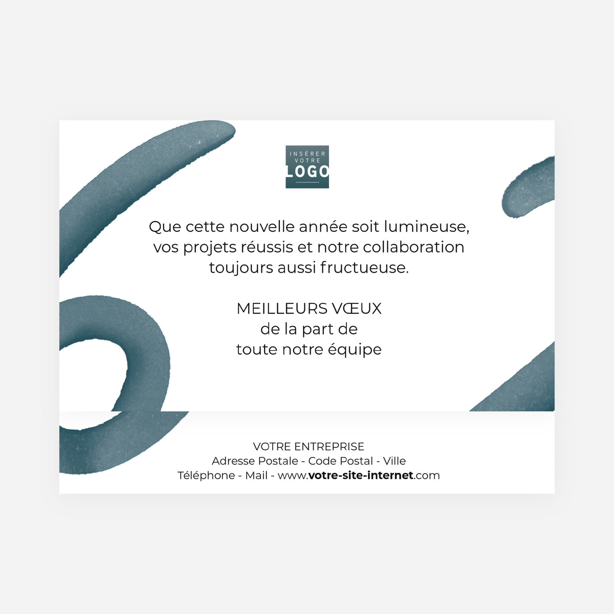 Bleu Astral | Vœux professionnels • Boite chocolat personnalisée • Chocolats Maxim's photo N° 4