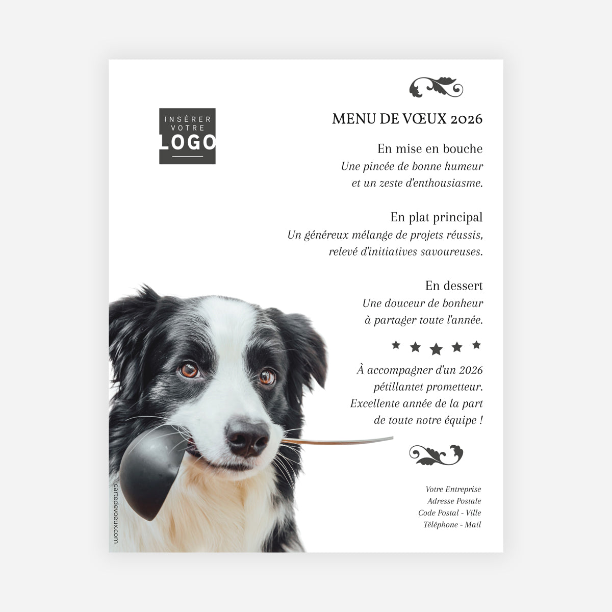 Saveurs de Fête | Vœux professionnels • Carte virtuelle • eCard Image photo N° 1