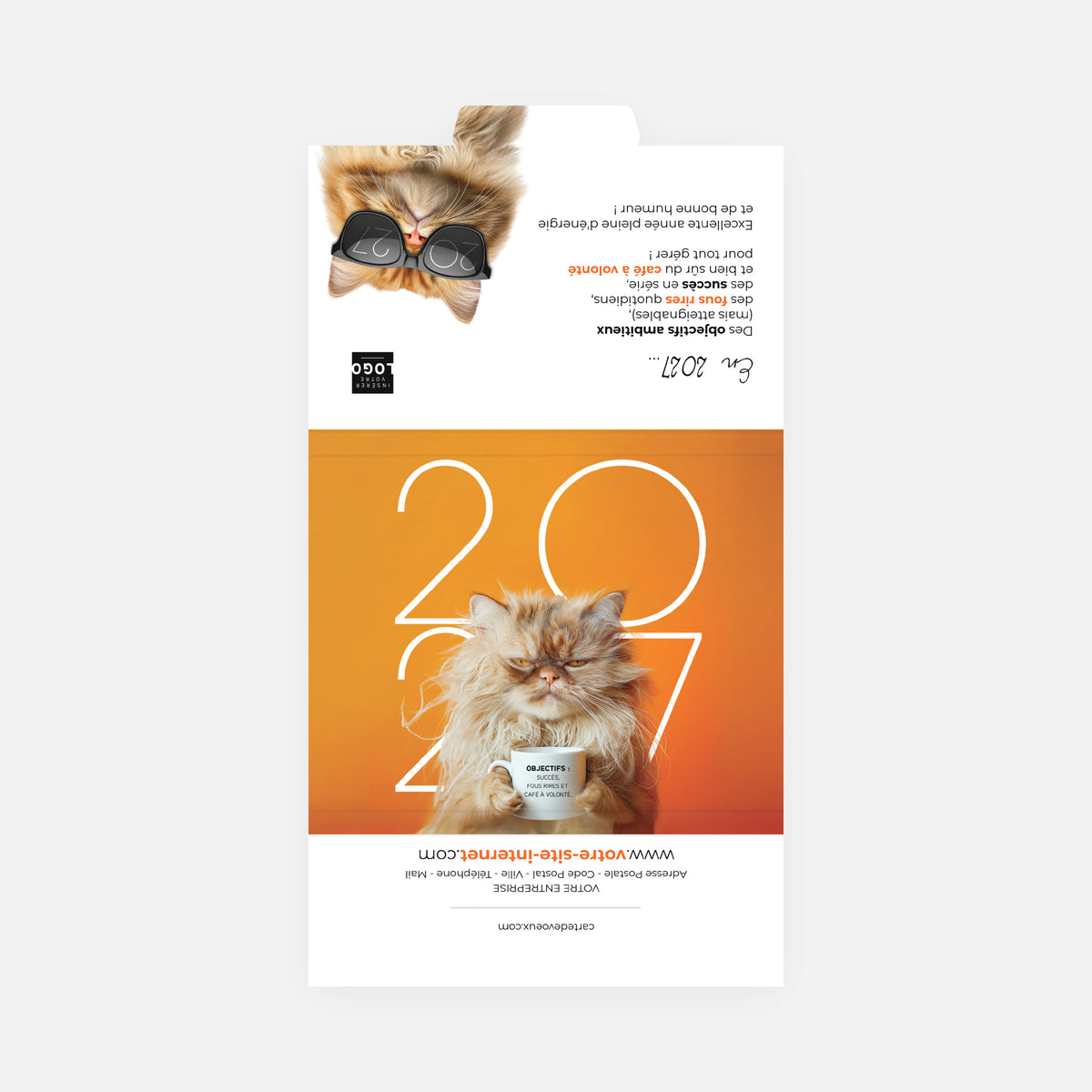 Objectif 2027 | Vœux professionnels • Boite chocolat personnalisée • Chocolats Maxim's photo N° 3