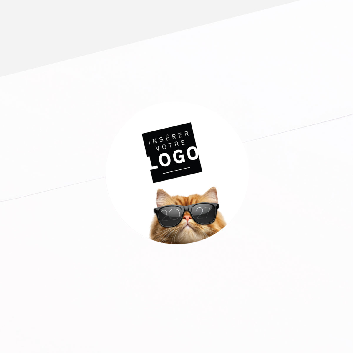 Objectif 2027 | Vœux professionnels • Sticker • Rond photo N° 2