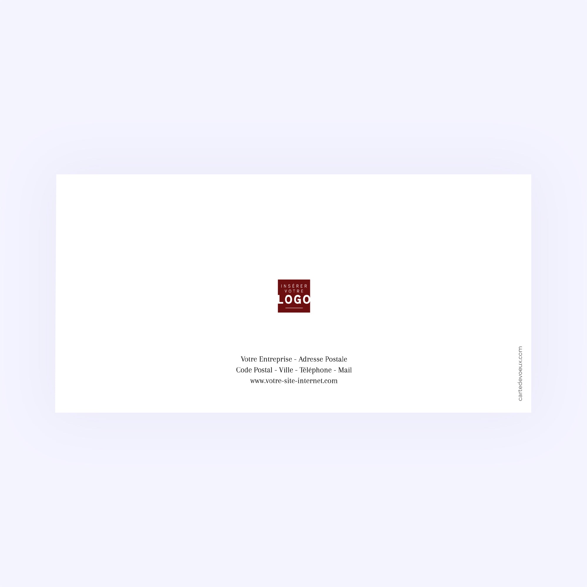 La Force des Liens | Vœux professionnels • Carte de voeux • Rectangle double photo N° 3